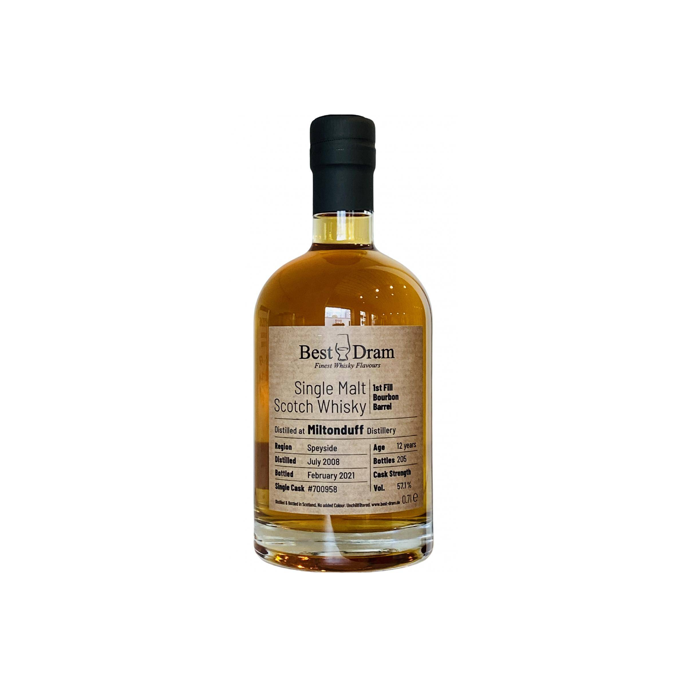 Miltonduff 2008 12 Years Single Malt Whisky