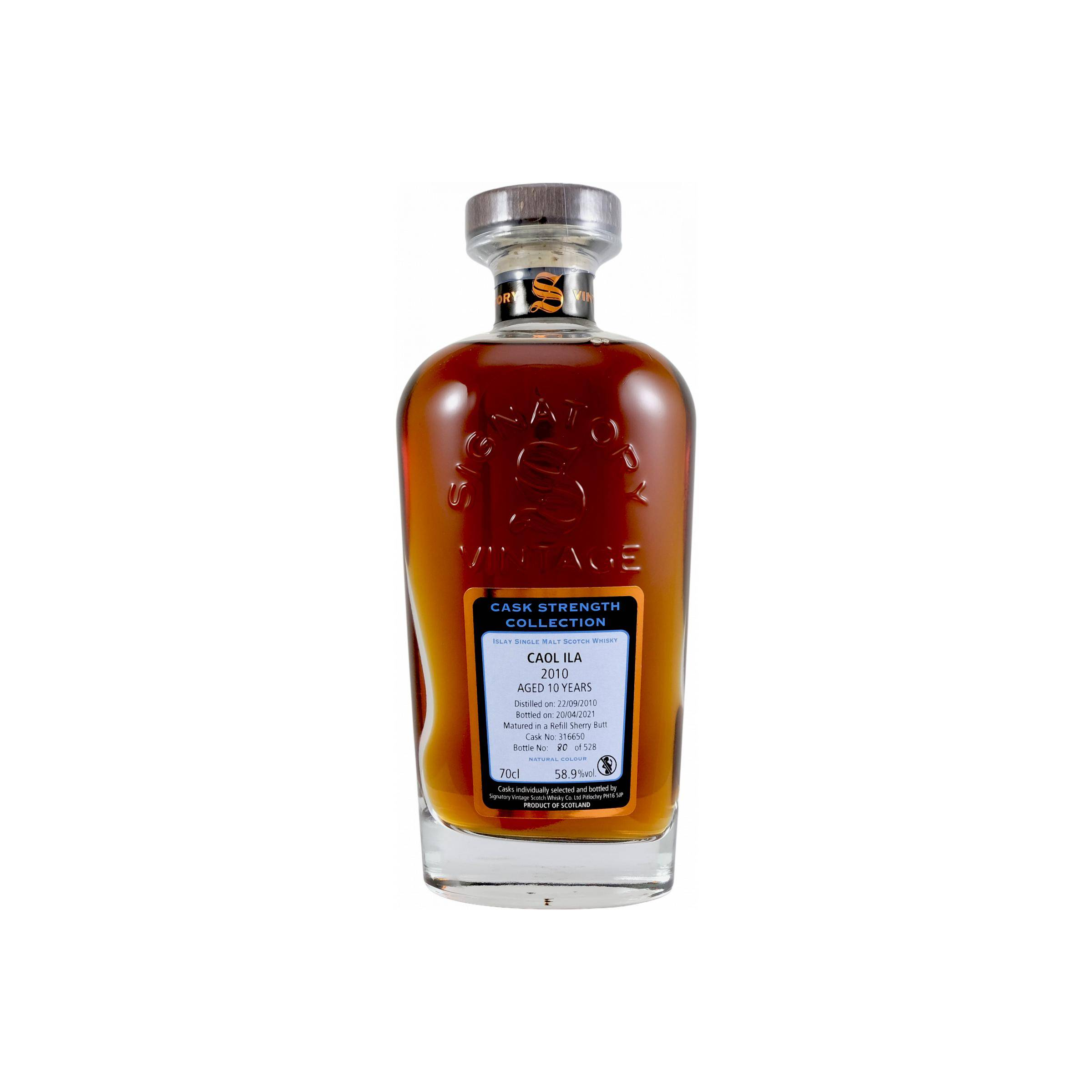 Caol Ila Cask Strength Collection 2010 10 Years Single Malt Whisky