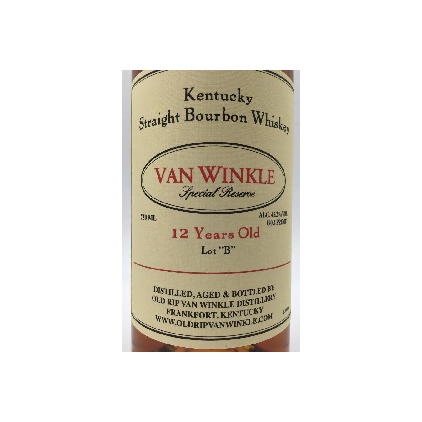 Pappy Van Winkle's 12 Years Bourbon Whisky 3