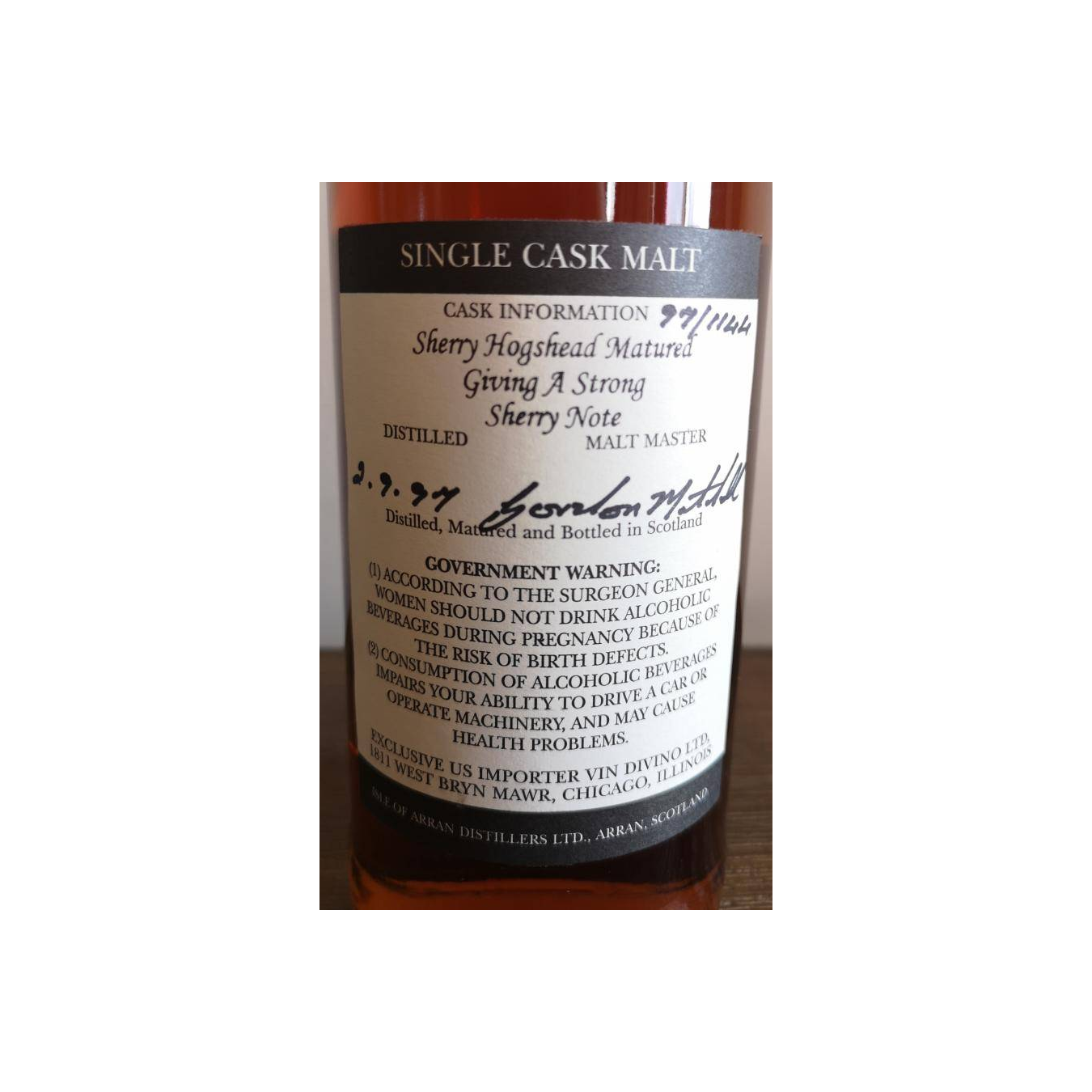 Arran 1997 5 Years Single Malt Whisky