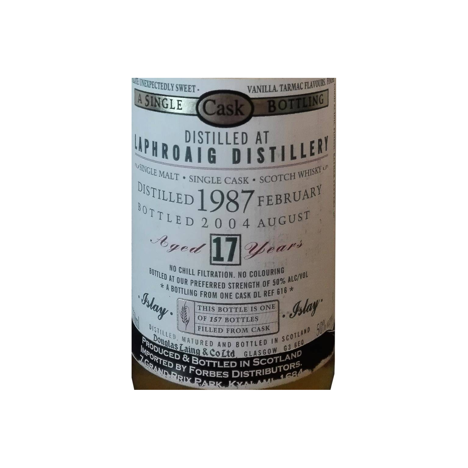 Laphroaig Old Malt Cask 1987 17 Years Single Malt Whisky 2