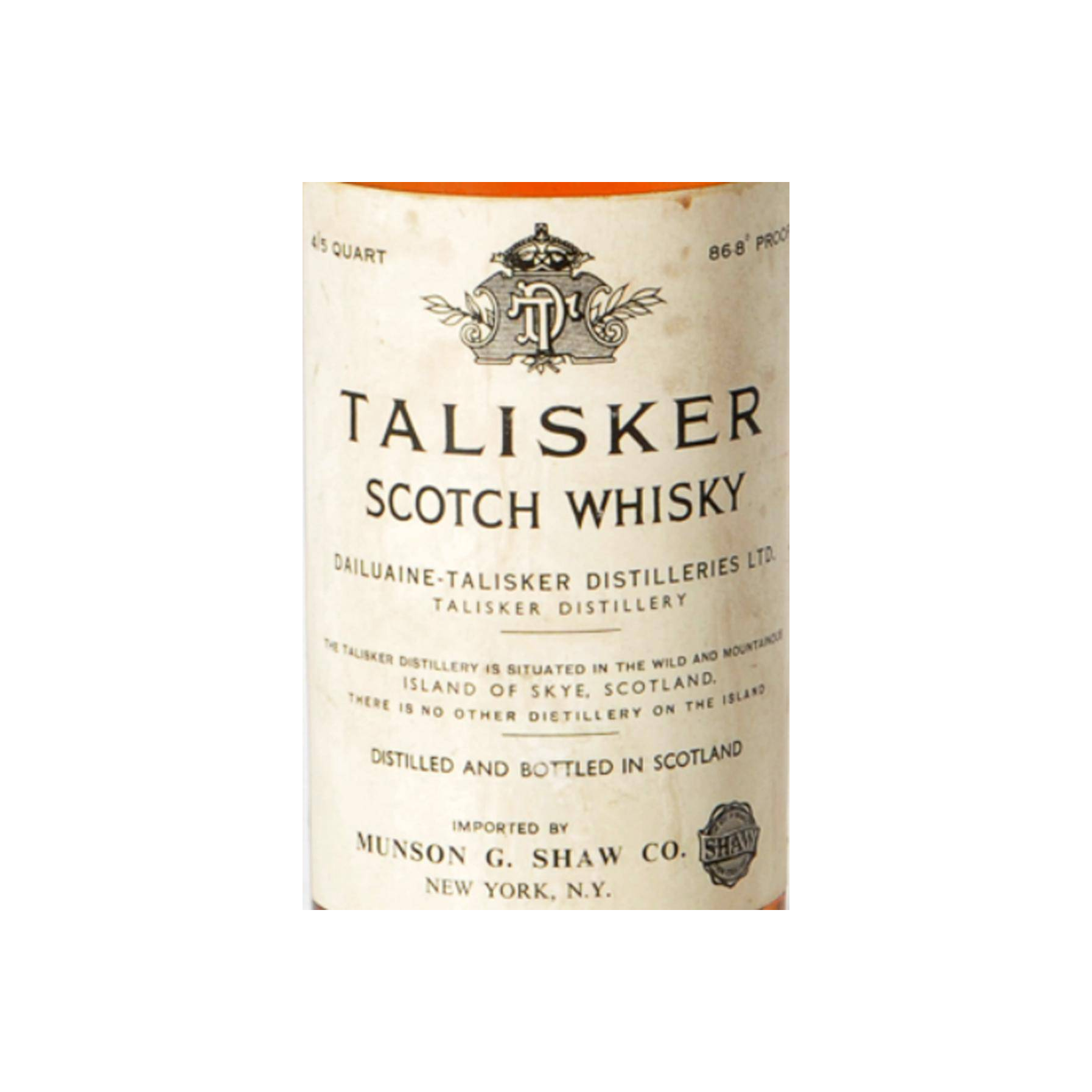 Talisker 12 Years Single Malt Whisky