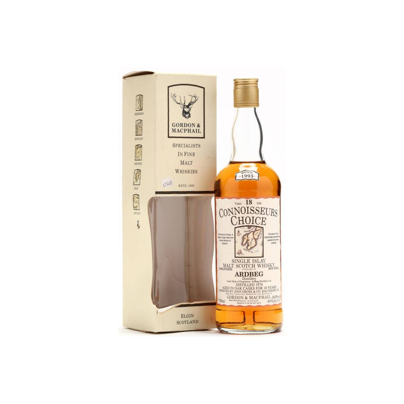 Ardbeg Connoisseurs Choice 1974 18 Years Single Malt Whisky