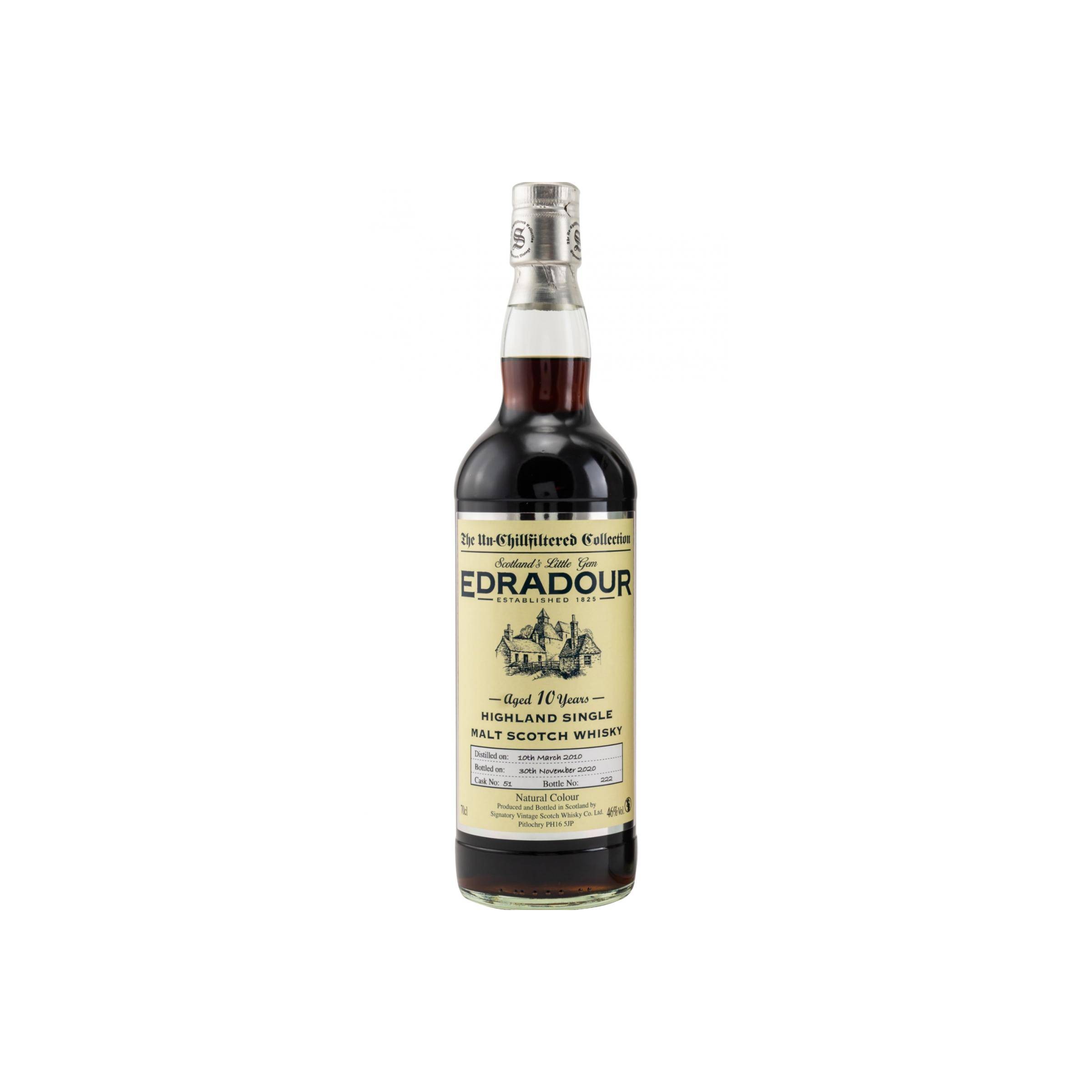 Edradour The Un-Chillfiltered Collection 2010 10 Years Single Malt Whisky