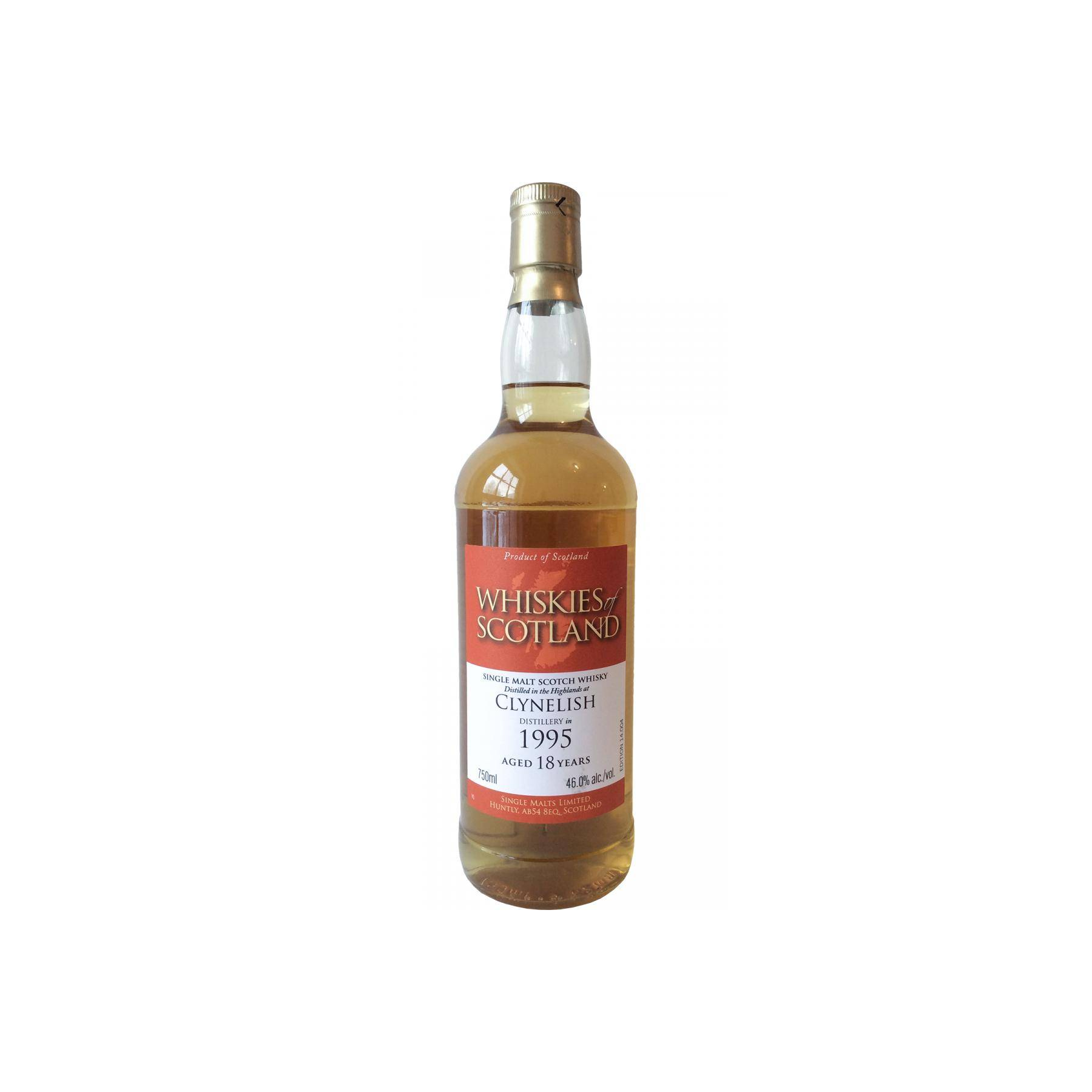 Clynelish 1995 18 Years Single Malt Whisky