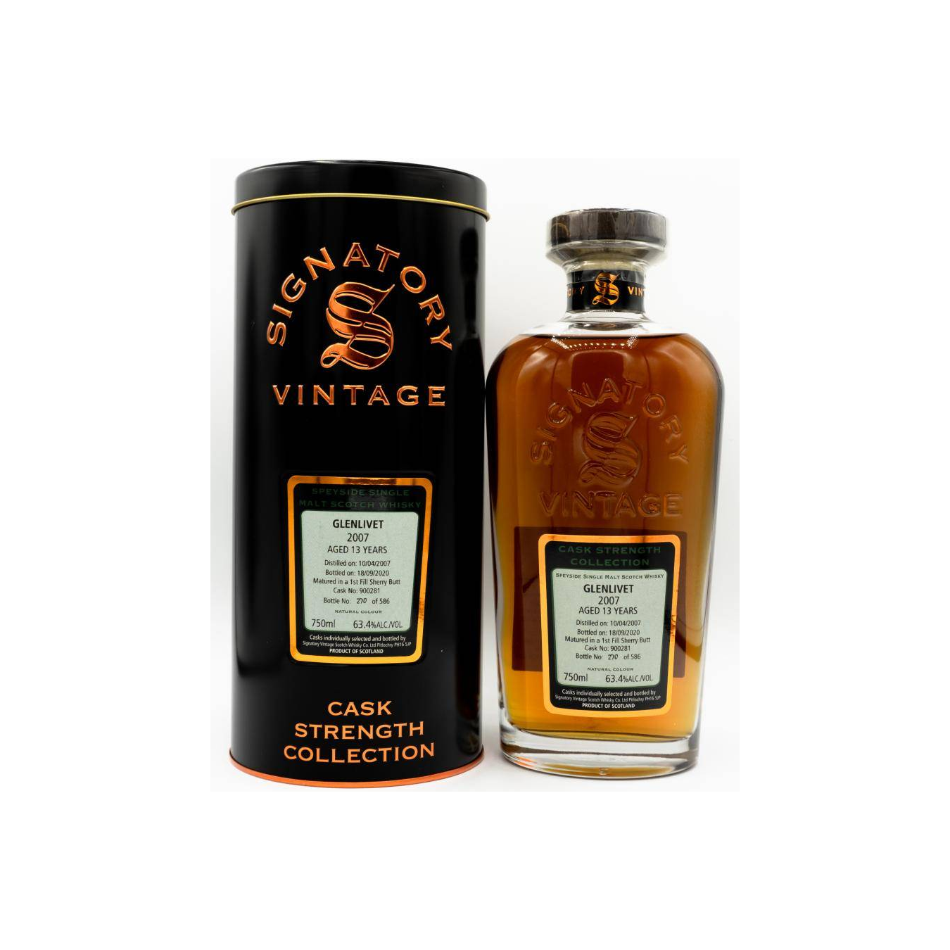 The Glenlivet Cask Strength Collection 2007 13 Years Single Malt Whisky 2