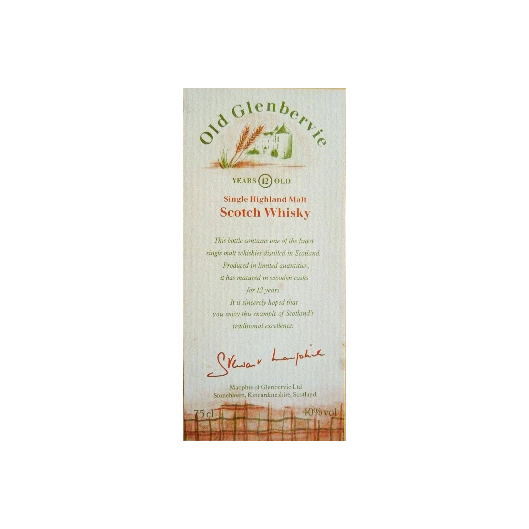 Old Glenbervie 12-year-old 2