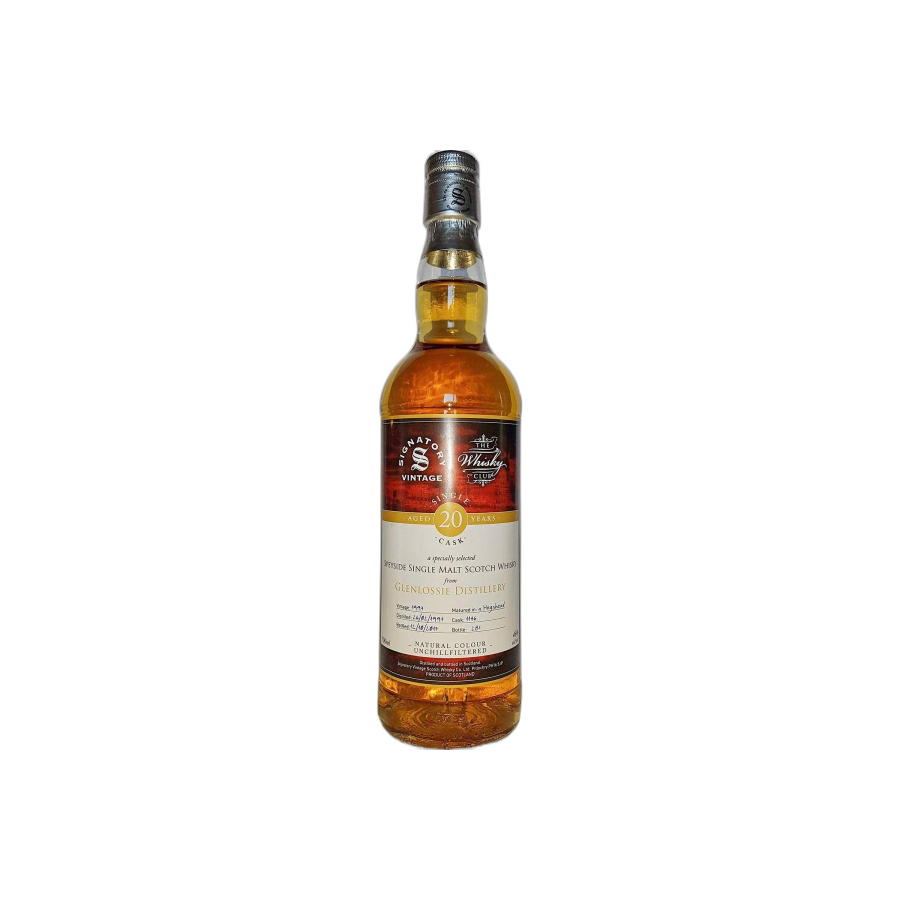 Glenlossie 1997 20 Years Single Malt Whisky