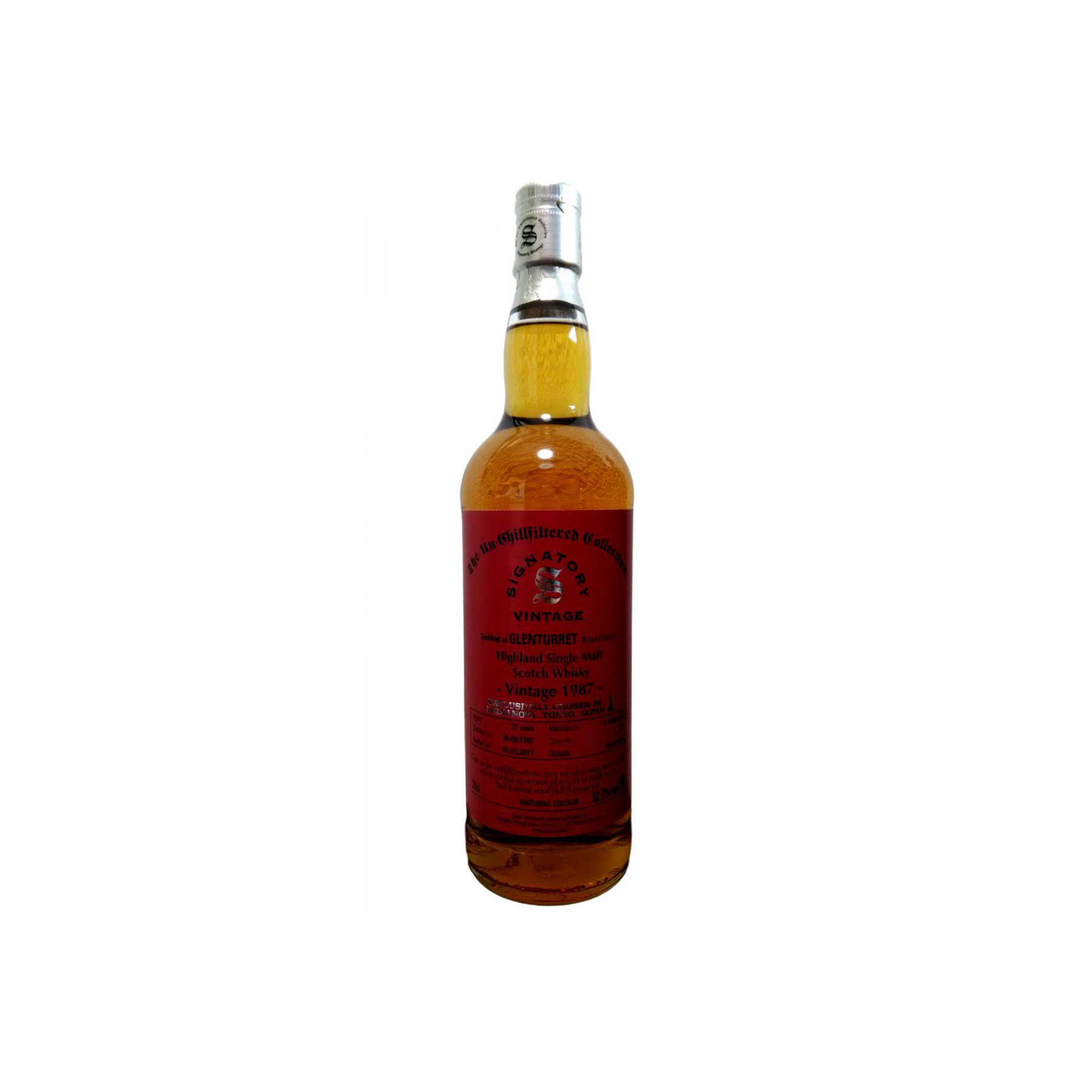 The Glenturret The Un-Chillfiltered Collection 1987 29 Years Single Malt Whisky