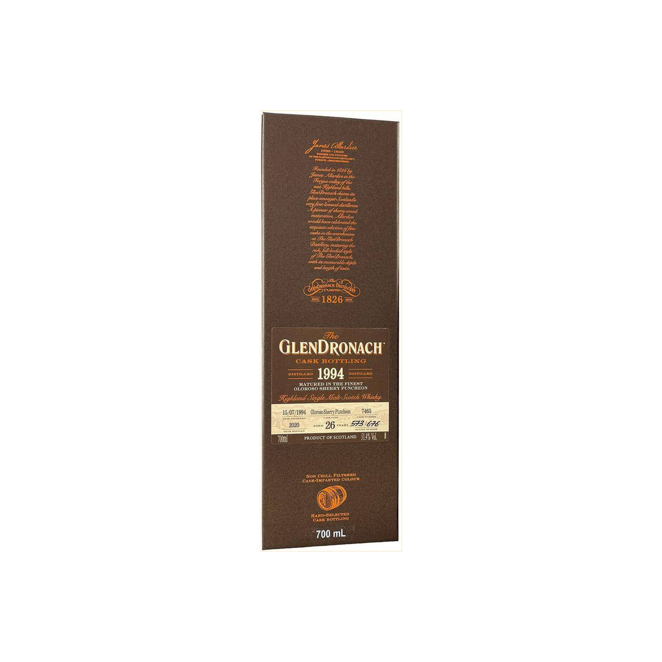 GlenDronach 1994 26 Years Single Malt Whisky 3