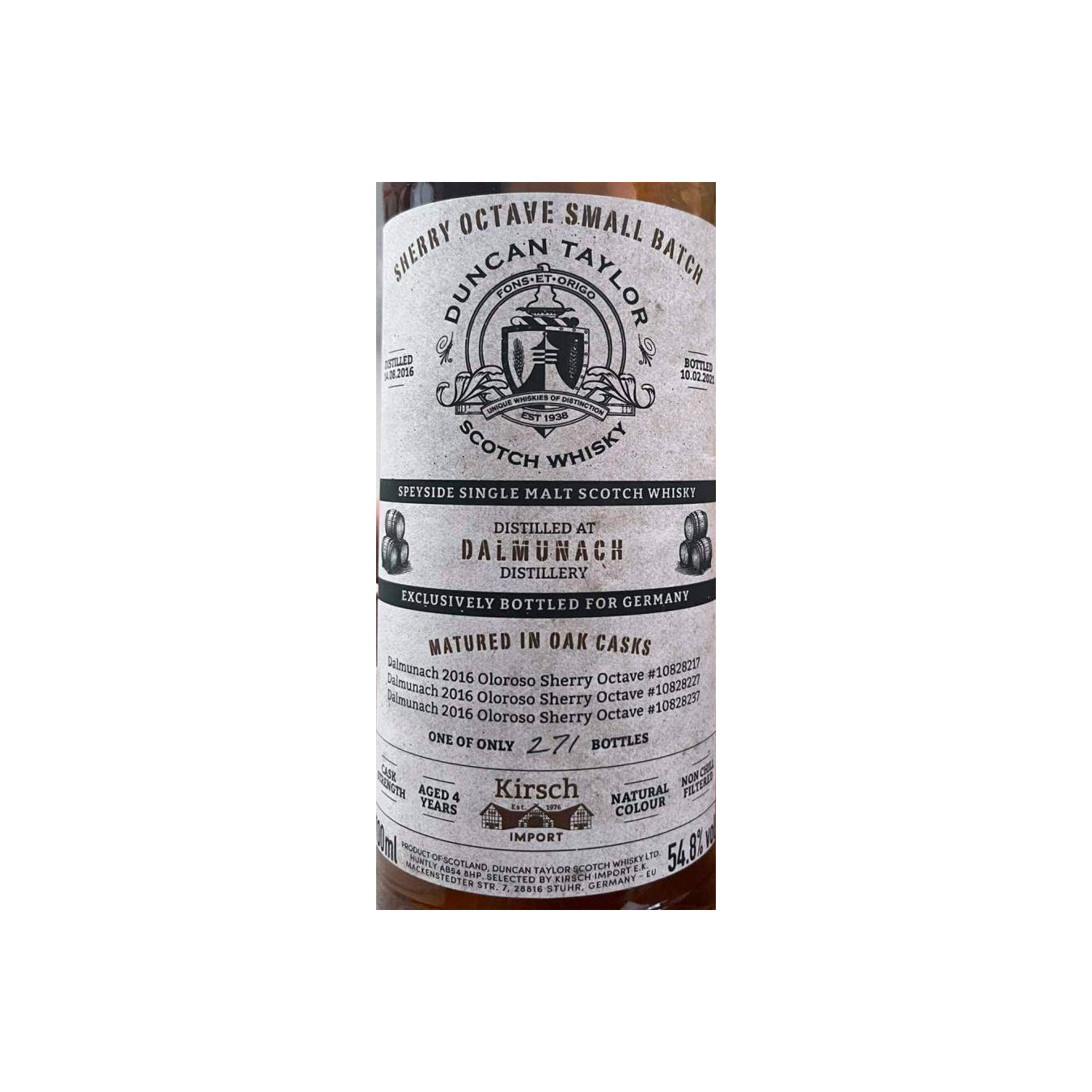 Dalmunach 2016 4 Years Single Malt Whisky 3