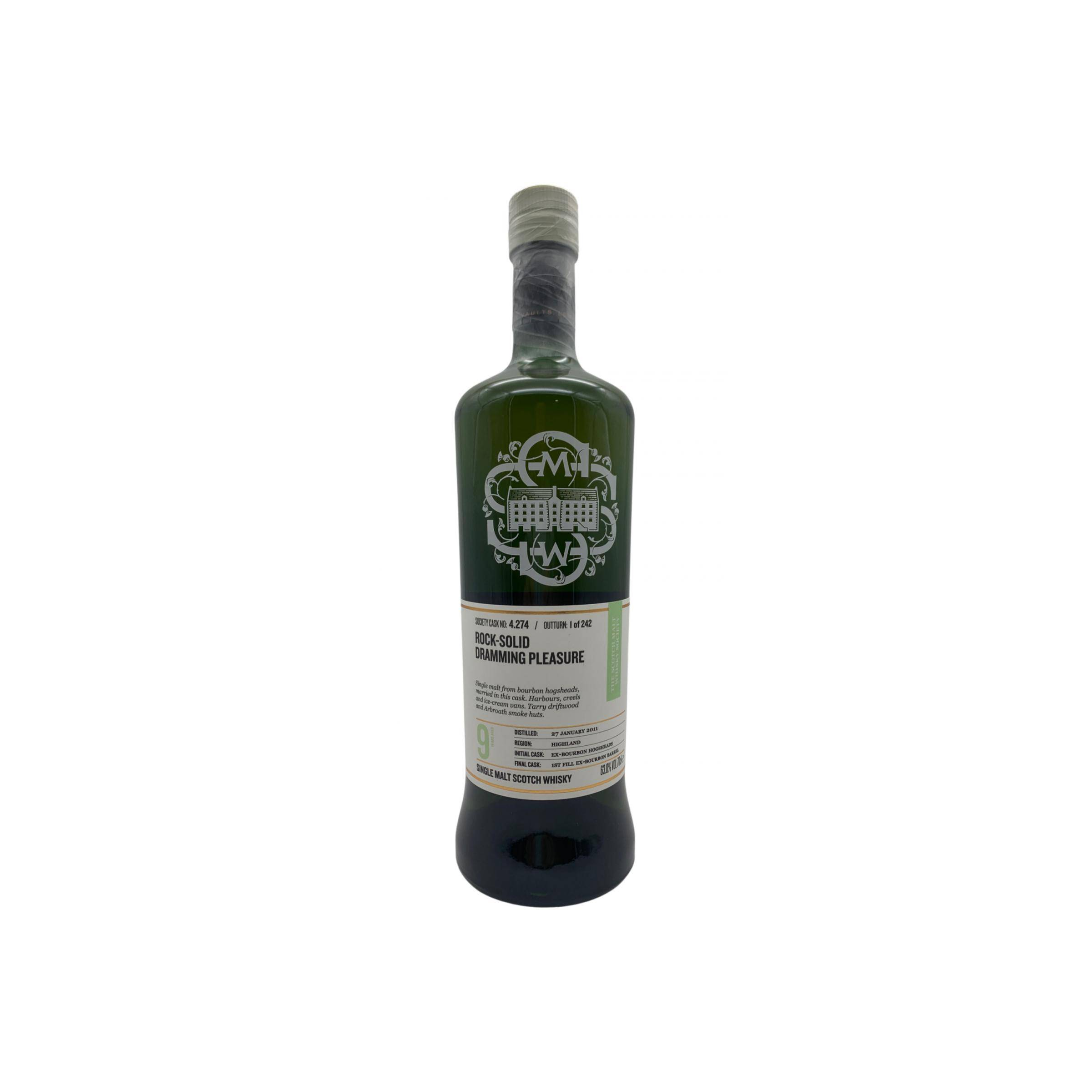 The Scotch Malt Whisky Society 2011 9 Years Single Malt Whisky