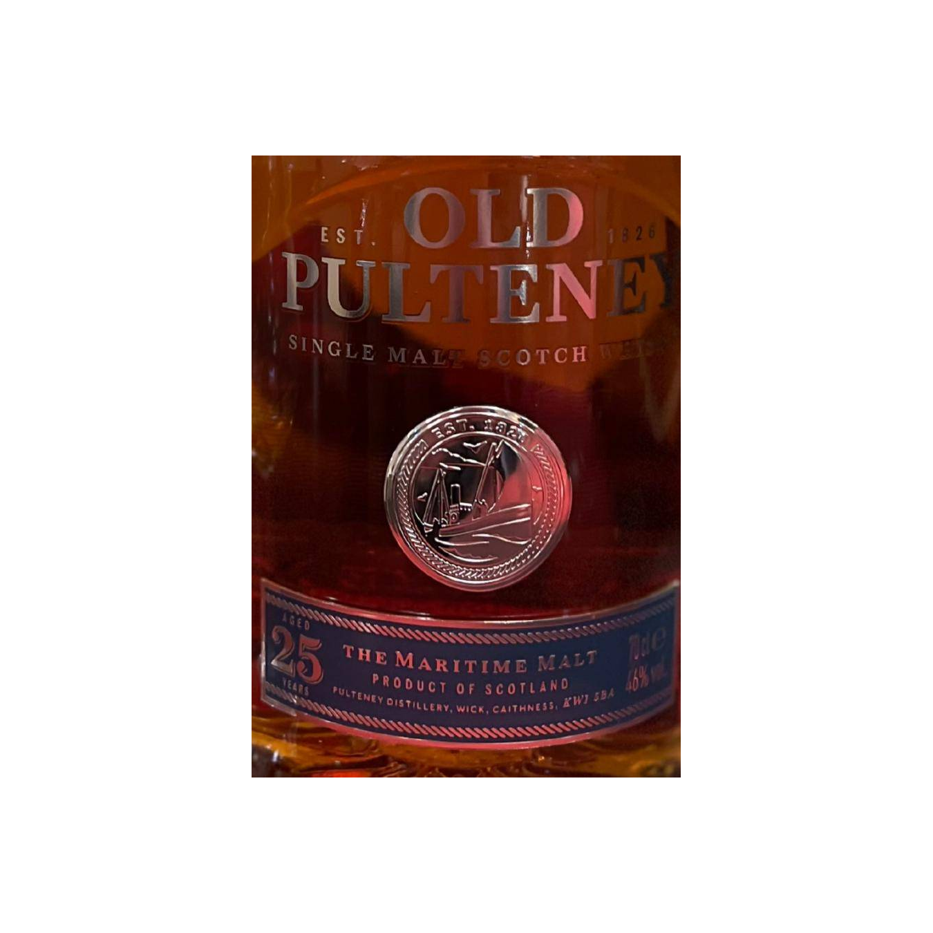 Old Pulteney 25 Years Single Malt Whisky 2