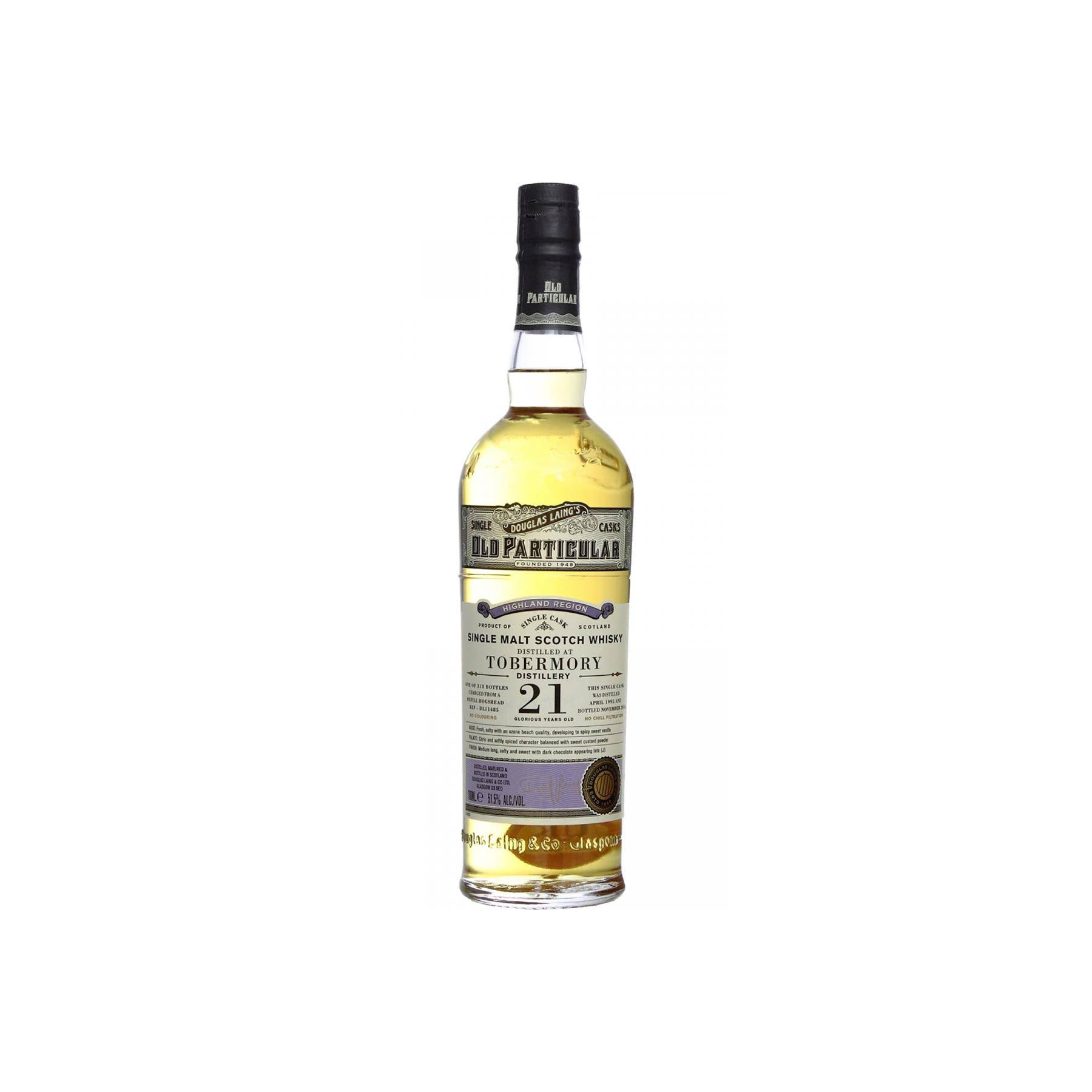 Tobermory Old Particular 1995 21 Years Single Malt Whisky