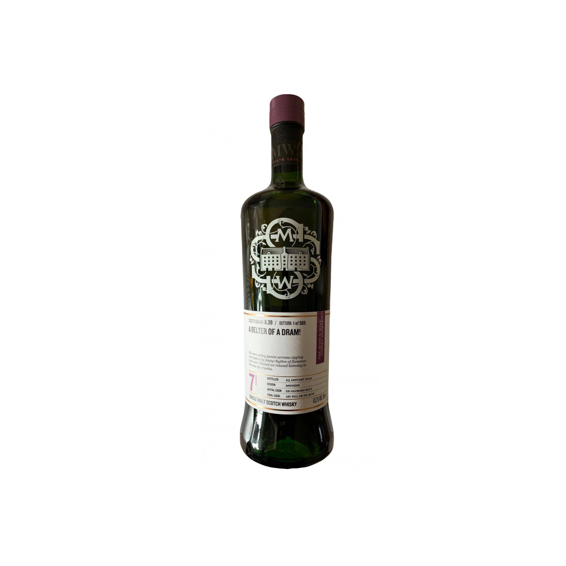 The Scotch Malt Whisky Society 2012 7 Years Single Malt Whisky