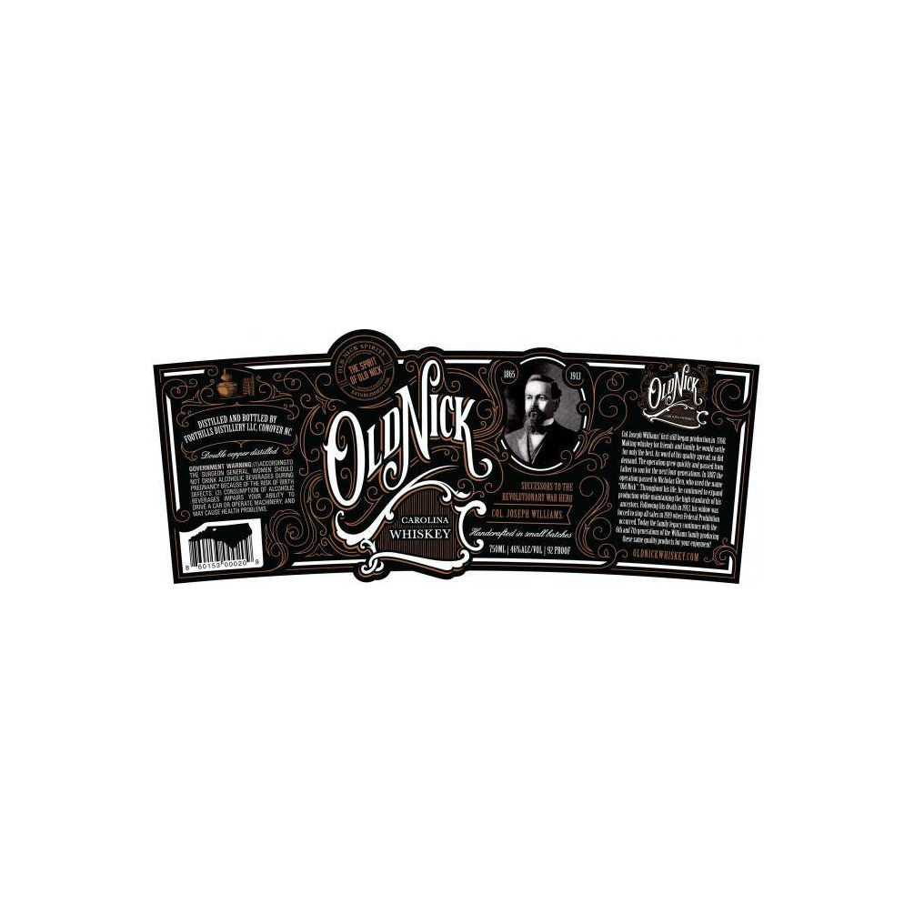 Old Nick Carolina Bourbon Whiskey