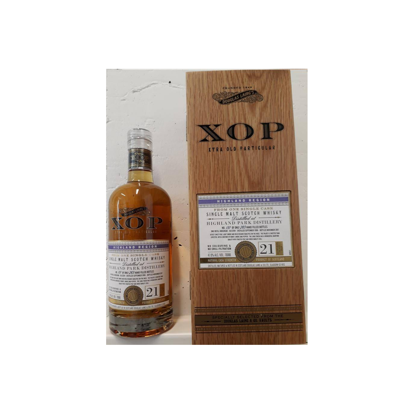 Highland Park 1996 21 Years Single Malt Whisky 2