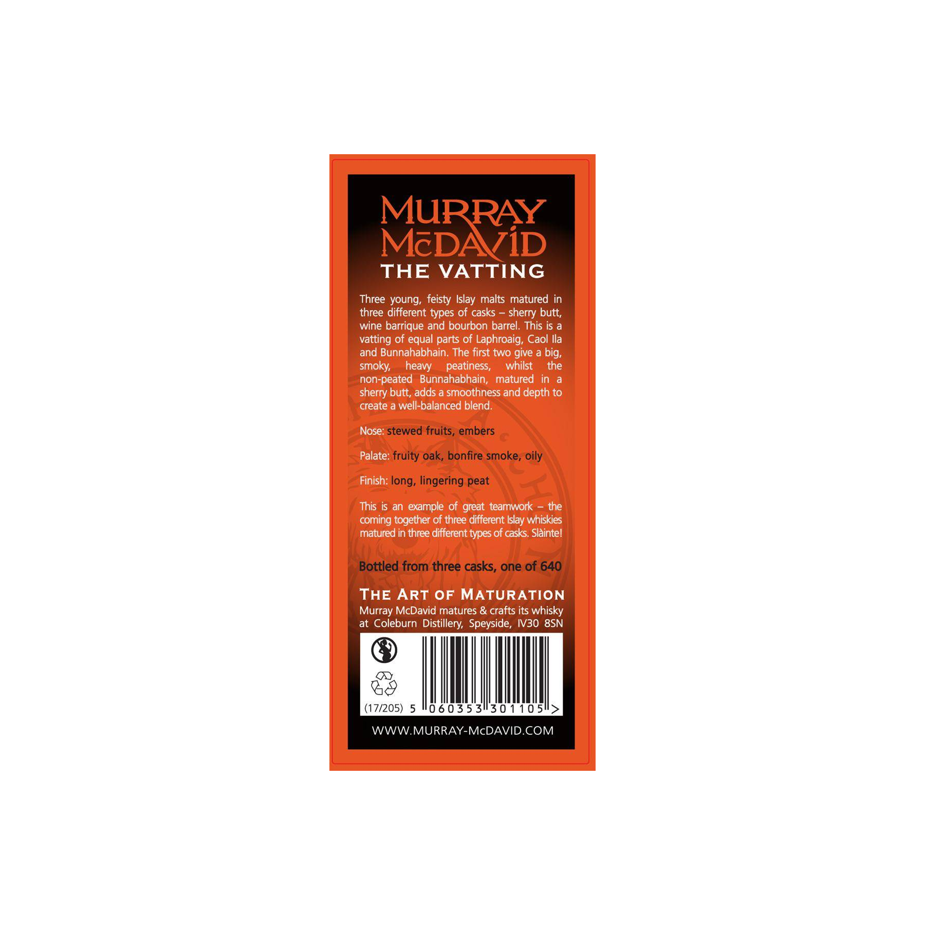 Murray McDavid 2011 6 Years Blended Malt Whisky 3