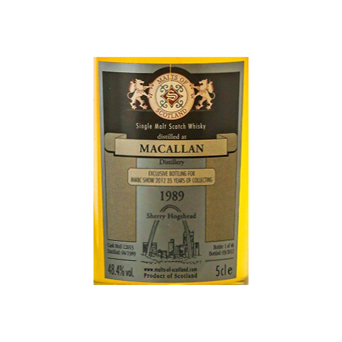 The Macallan Miniature 1989 22 Years Single Malt Whisky 3