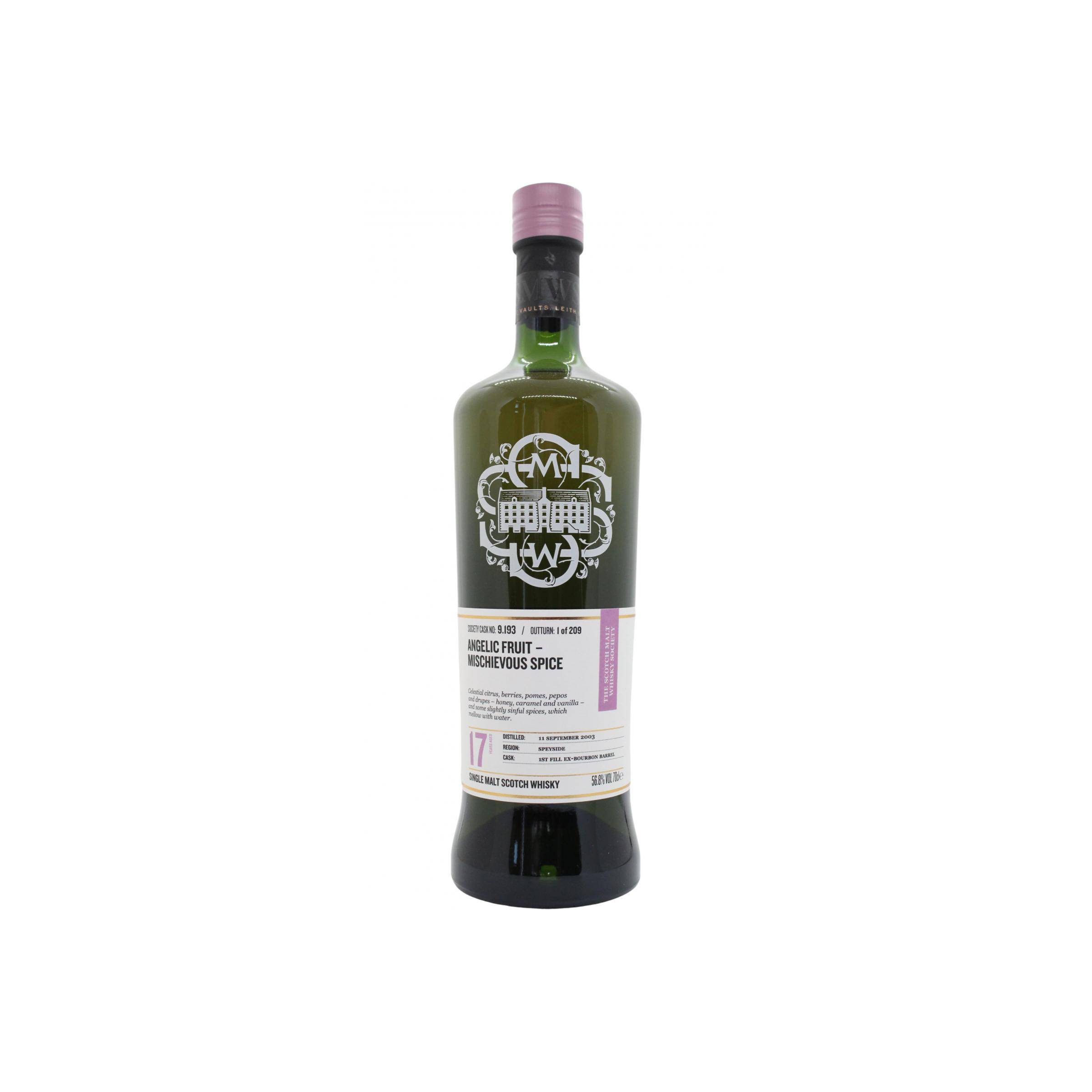 The Scotch Malt Whisky Society 2003 17 Years Single Malt Whisky