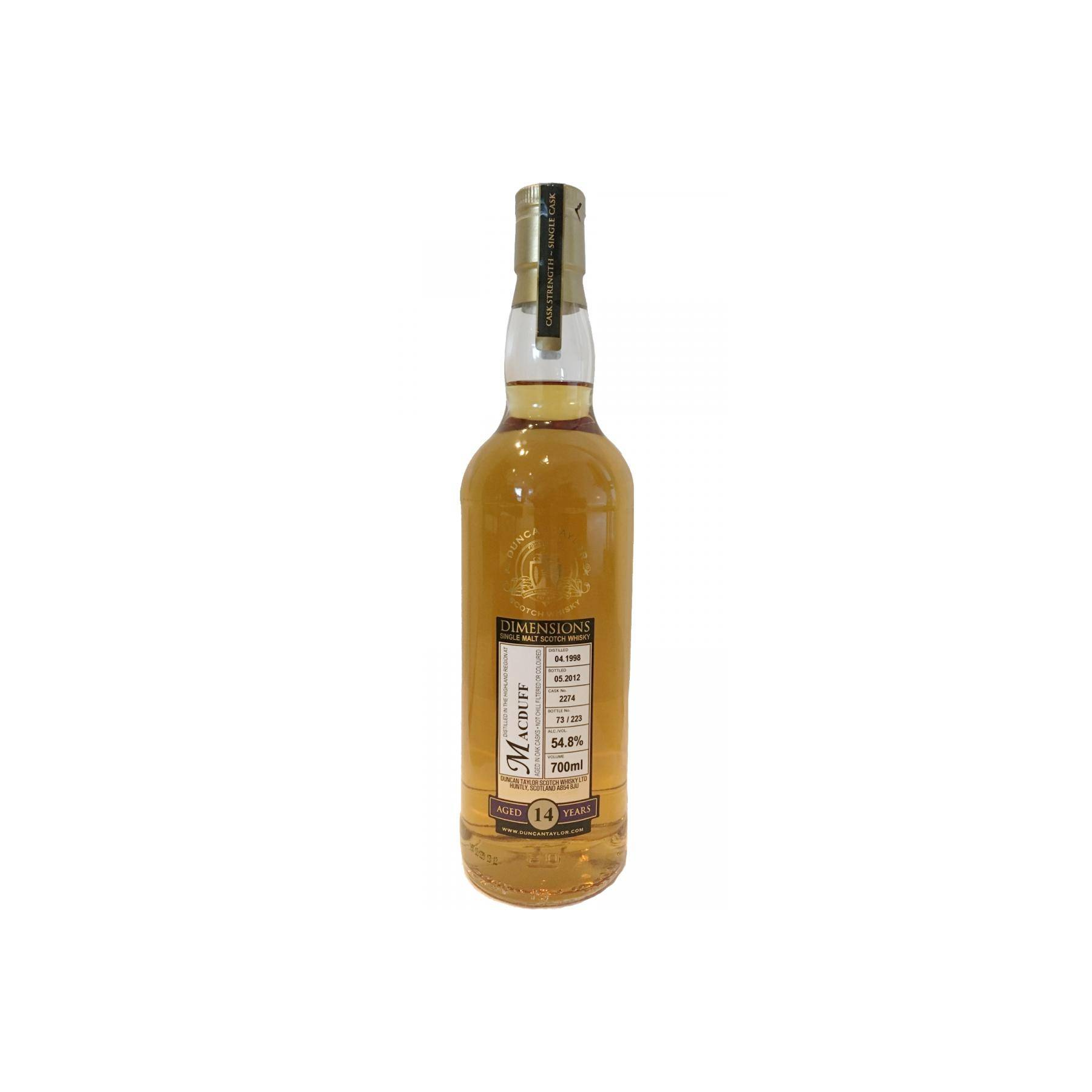 Macduff Dimensions 1998 14 Years Single Malt Whisky