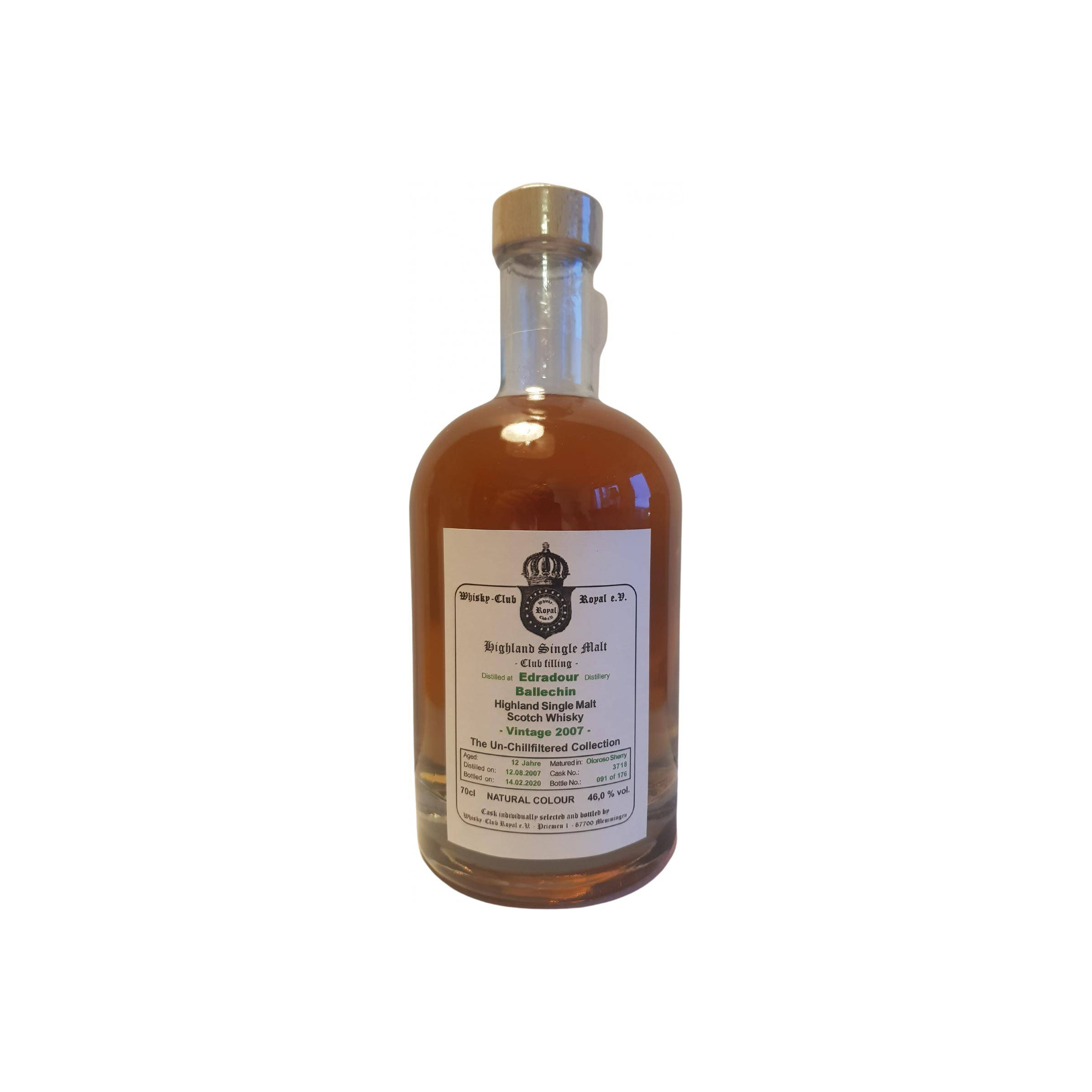 Edradour 2007 12 Years Single Malt Whisky