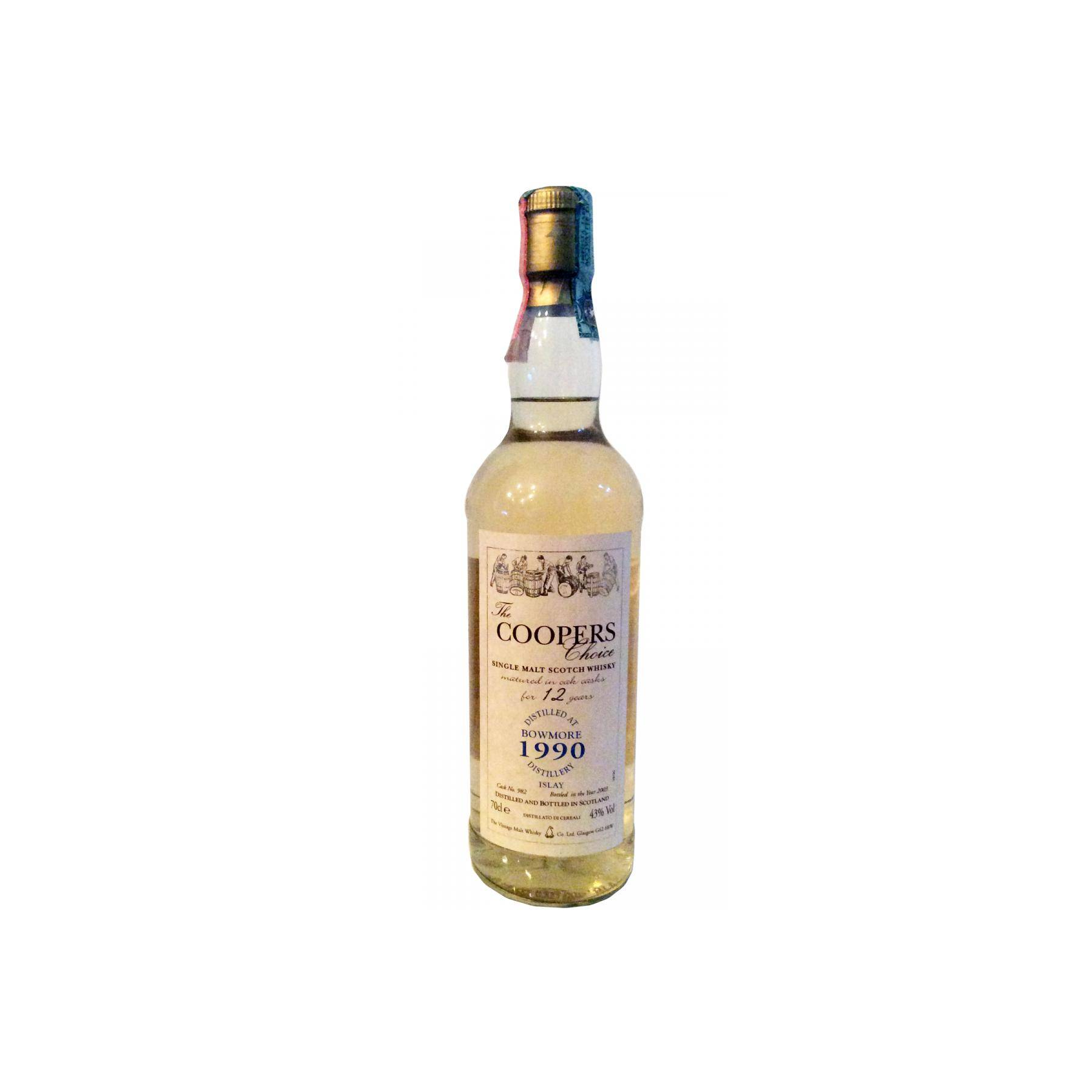 Bowmore The Cooper's Choice 1990 12 Years Single Malt Whisky