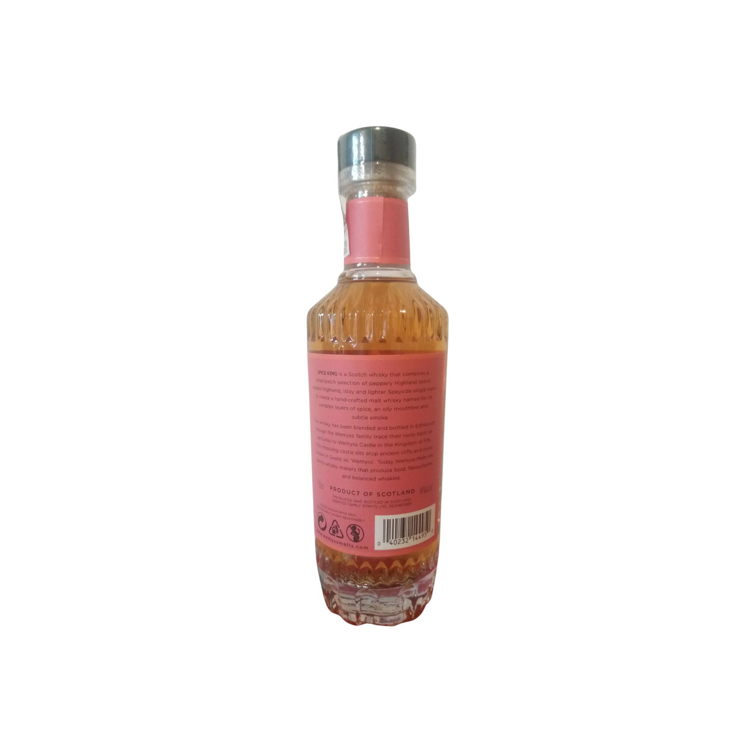 Spice King Blended Malt Scotch Whisky Wy 2