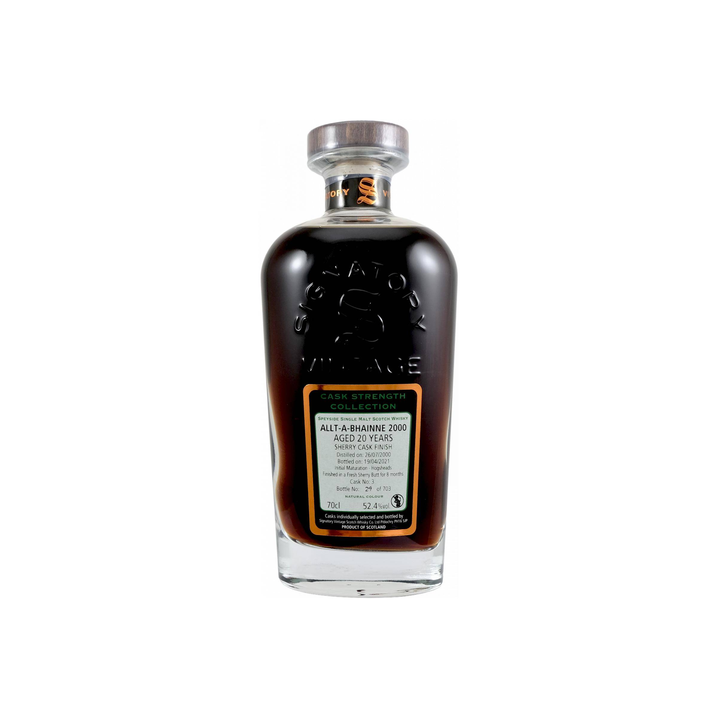 Allt-A-Bhainne Cask Strength Collection 2000 20 Years Single Malt Whisky