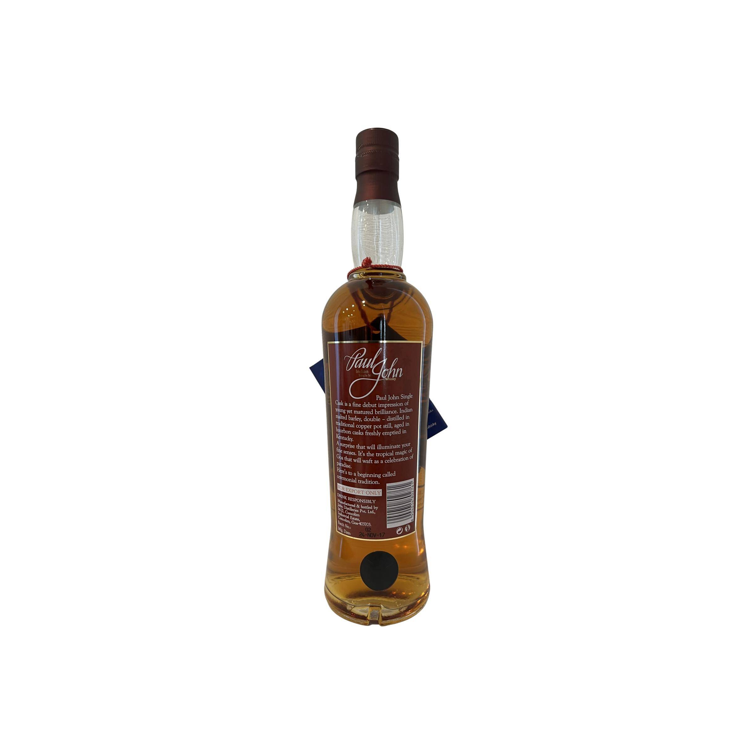Paul John Single Malt Whisky 2