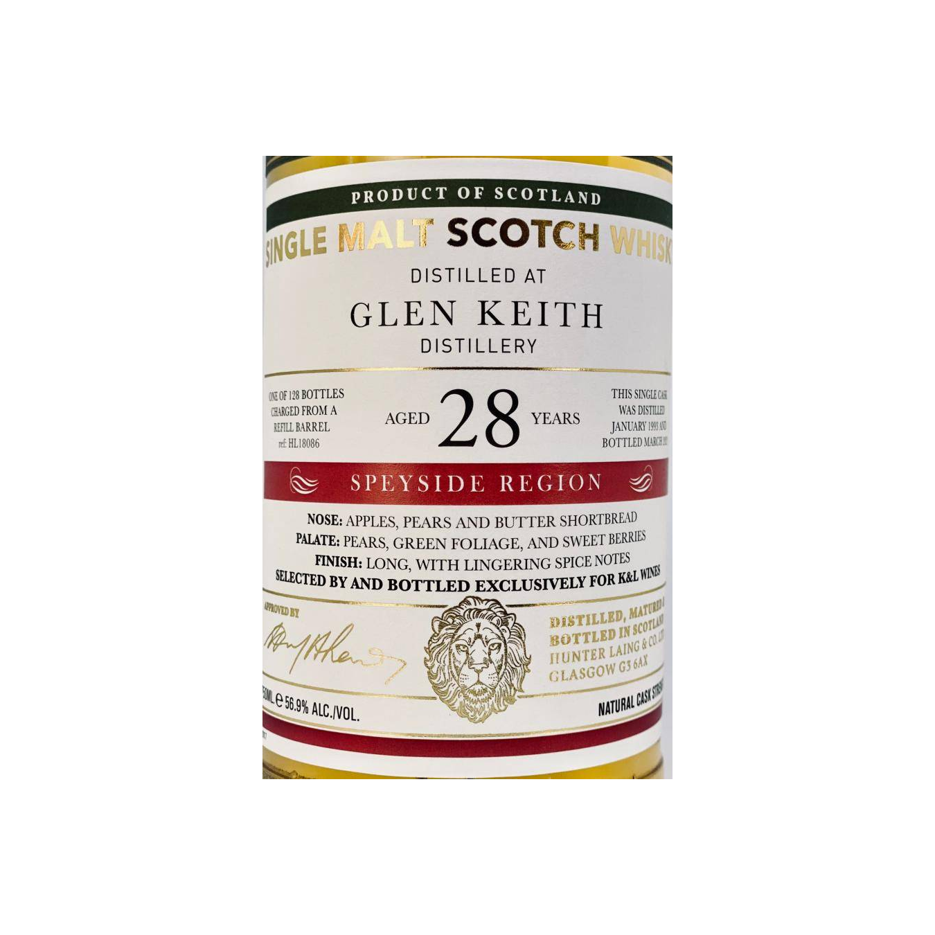 Glen Keith Old Malt Cask 1993 28 Years Single Malt Whisky 2