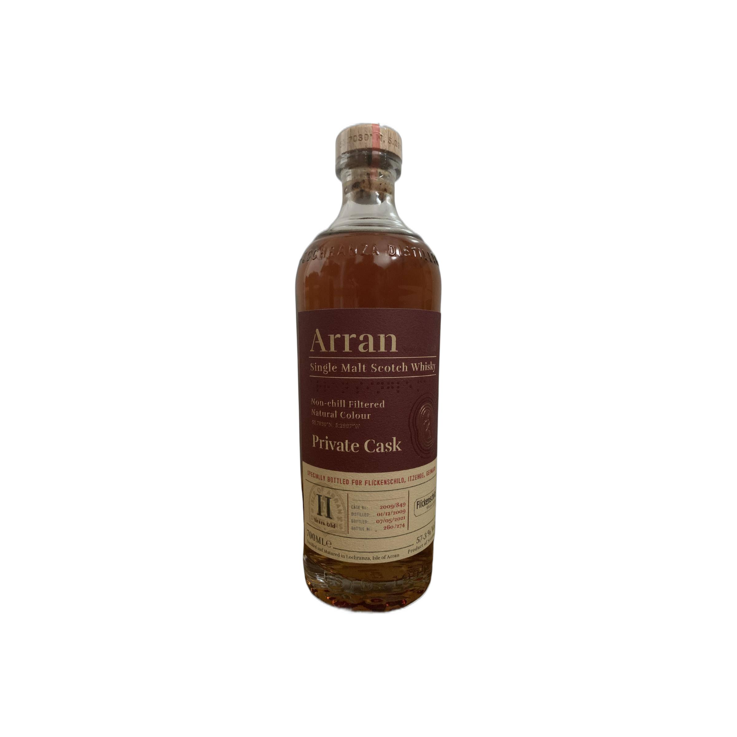 Arran Private Cask 2009 11 Years Single Malt Whisky