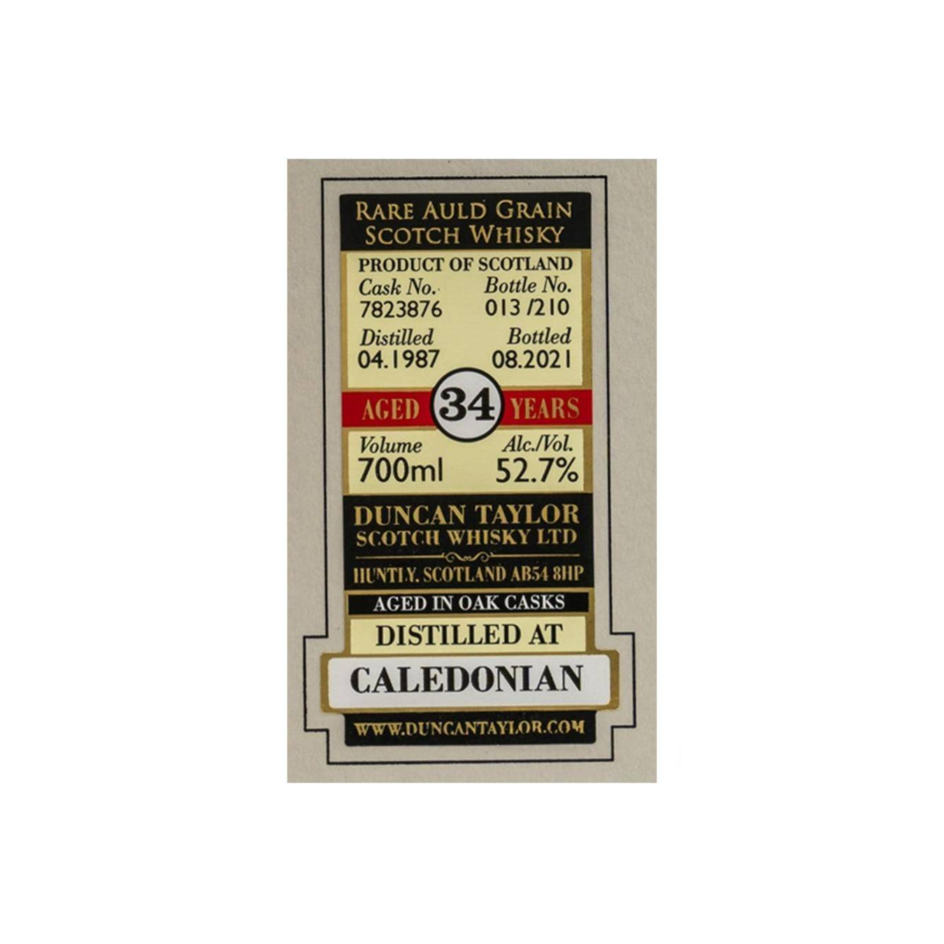 Caledonian 1987 34 Years Single Grain Whisky 2