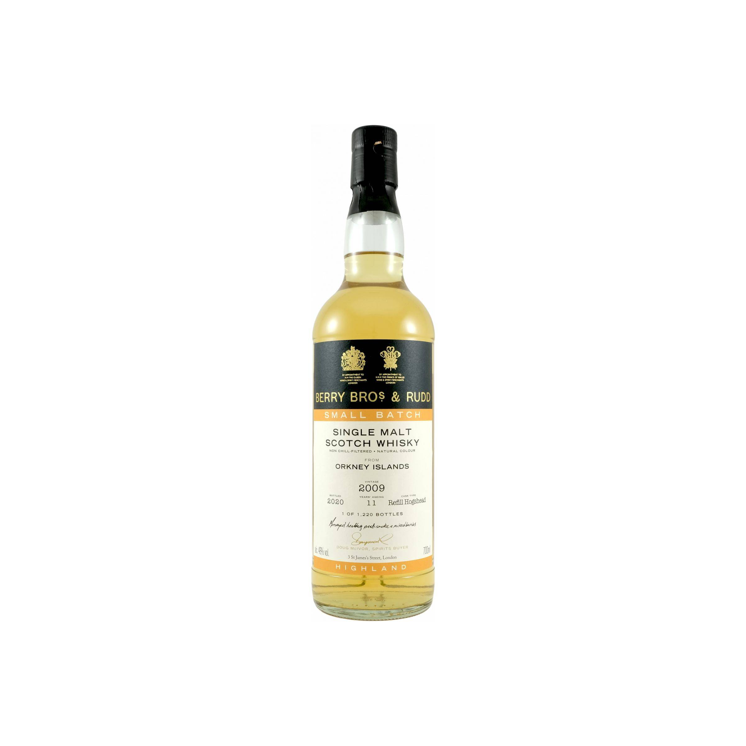 Berry Bros. & Rudd Small Batch 2009 11 Years Single Malt Whisky