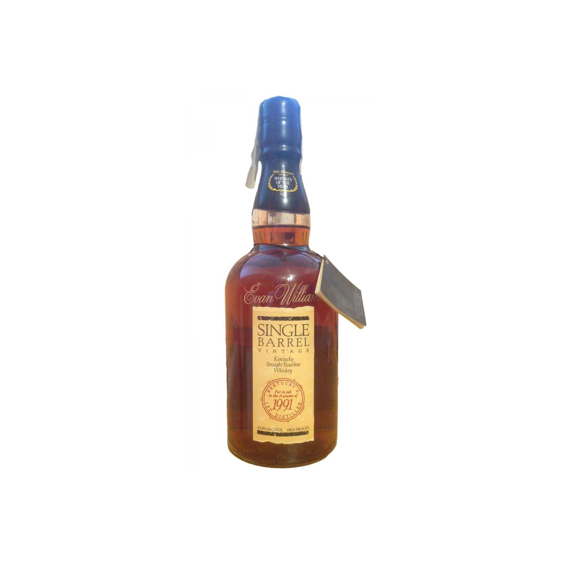 Evan Williams 1991 Bourbon Whisky