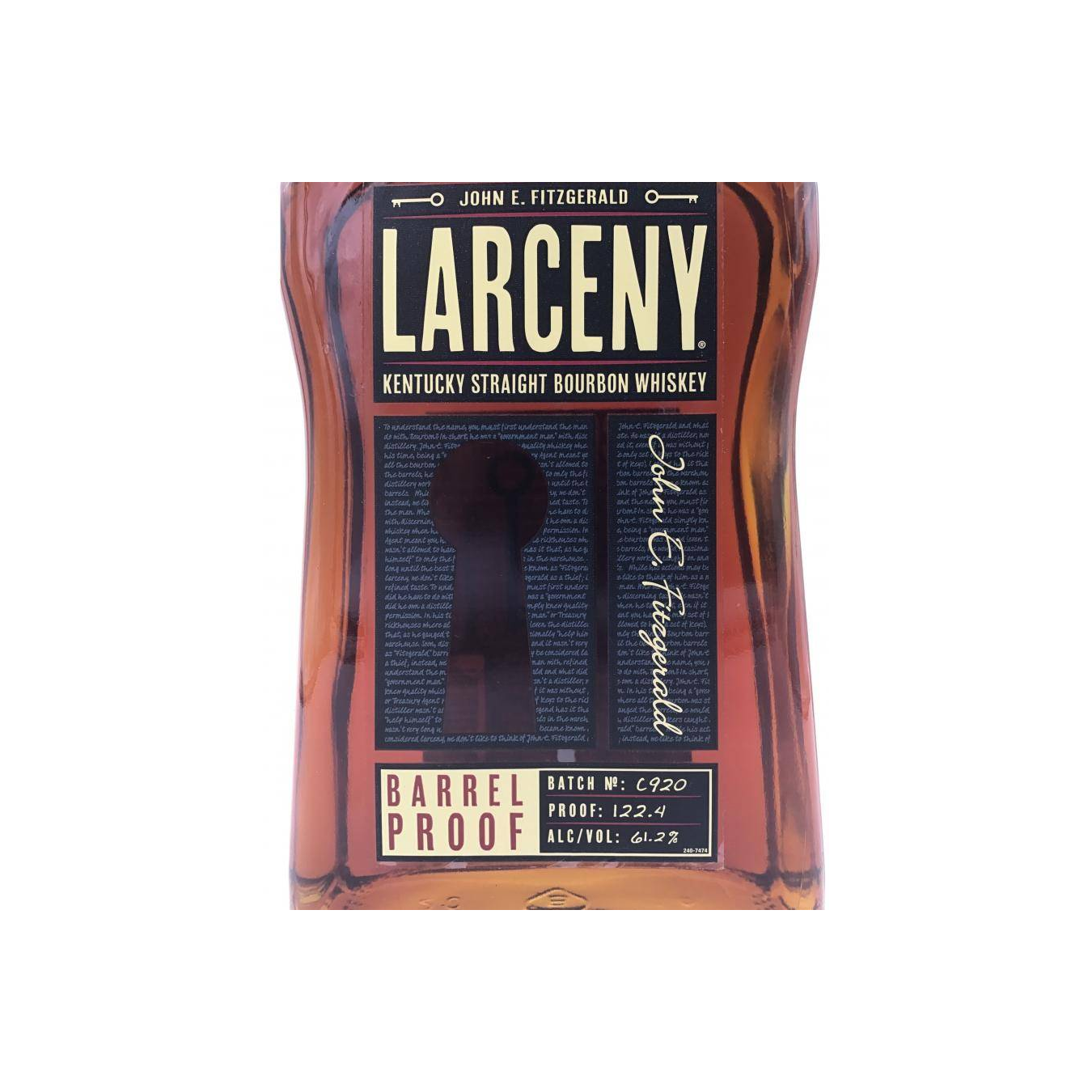 John E. Fitzgerald Larceny Barrel Proof 3