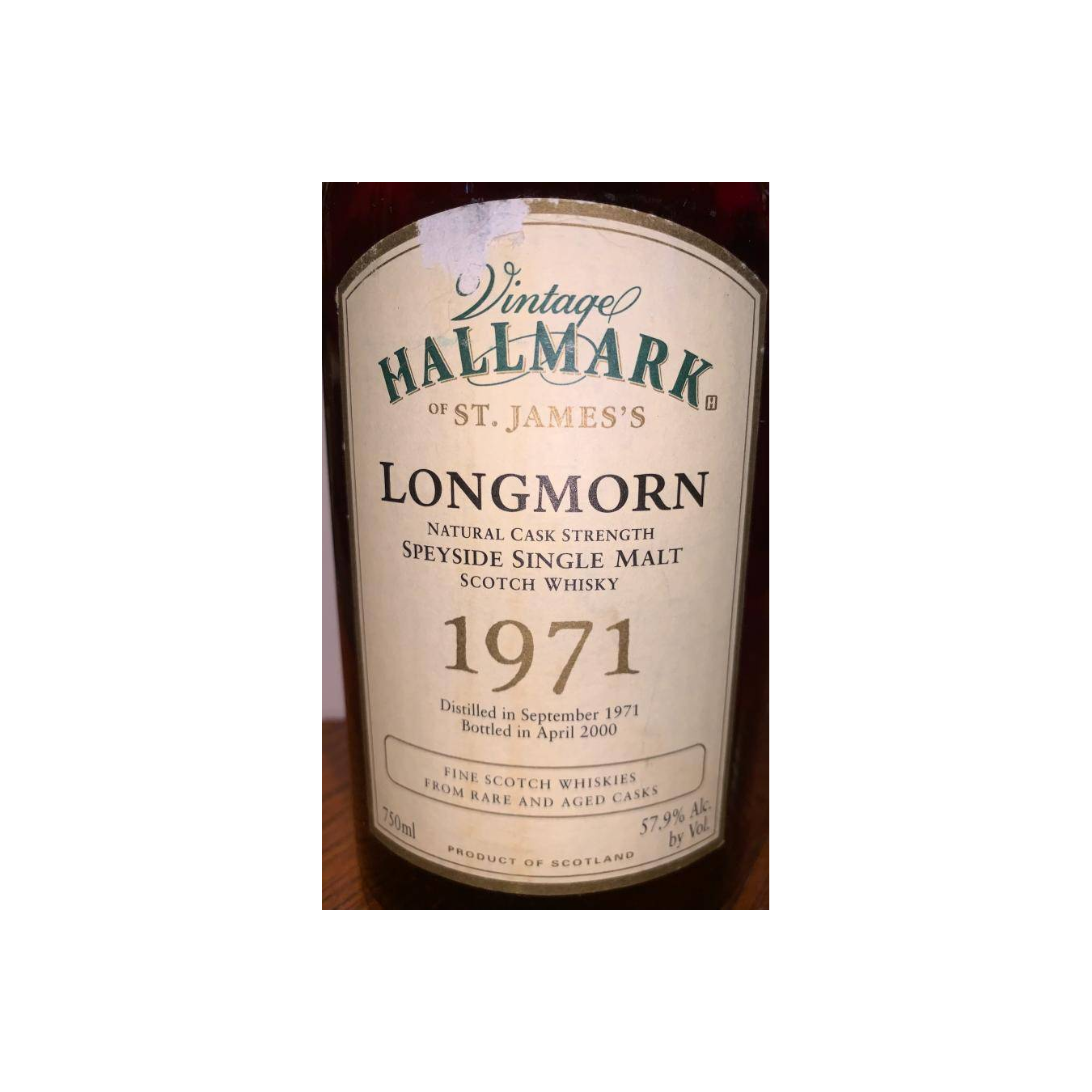 Longmorn 1971 28 Years Single Malt Whisky 2
