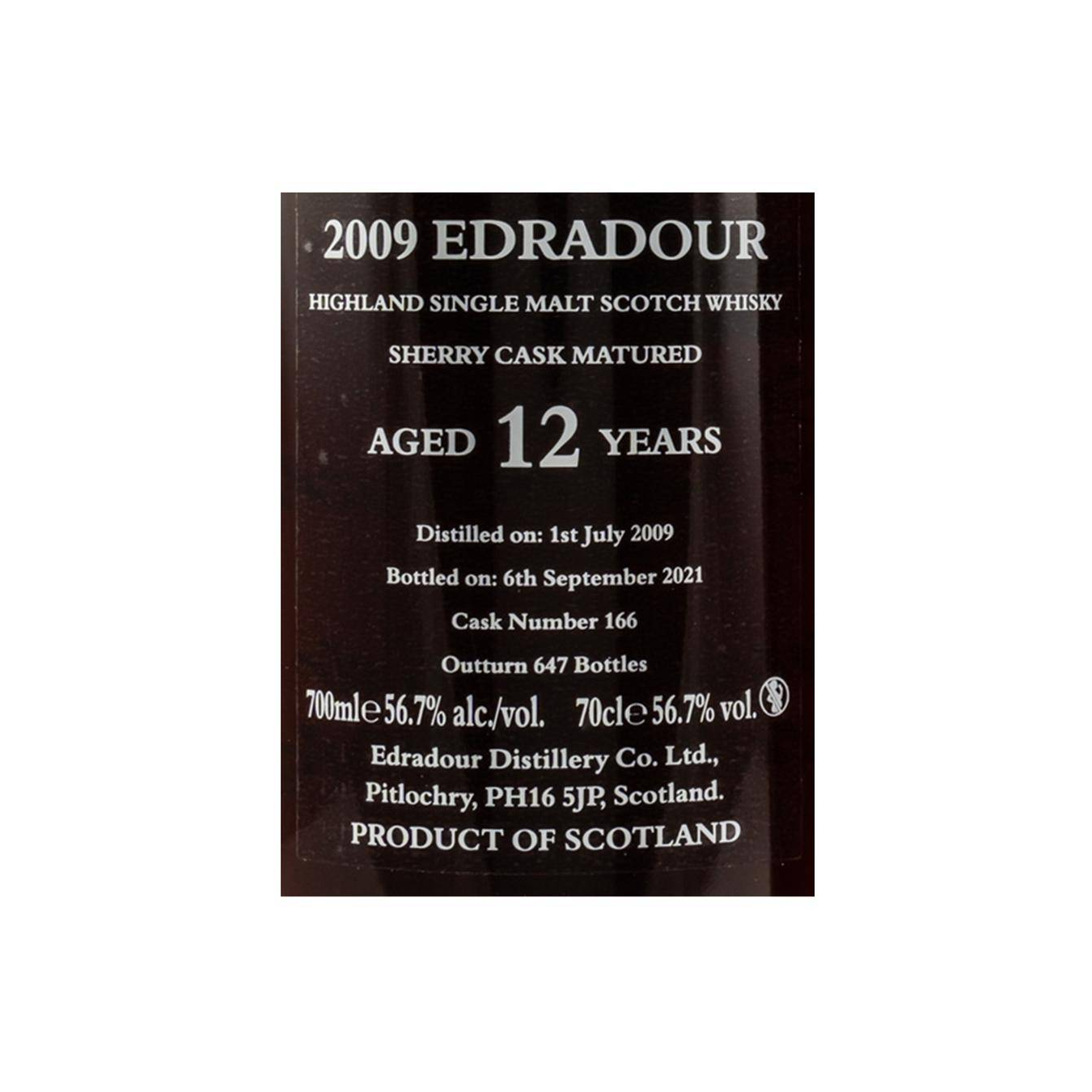 Edradour 2009 12 Years Single Malt Whisky 3