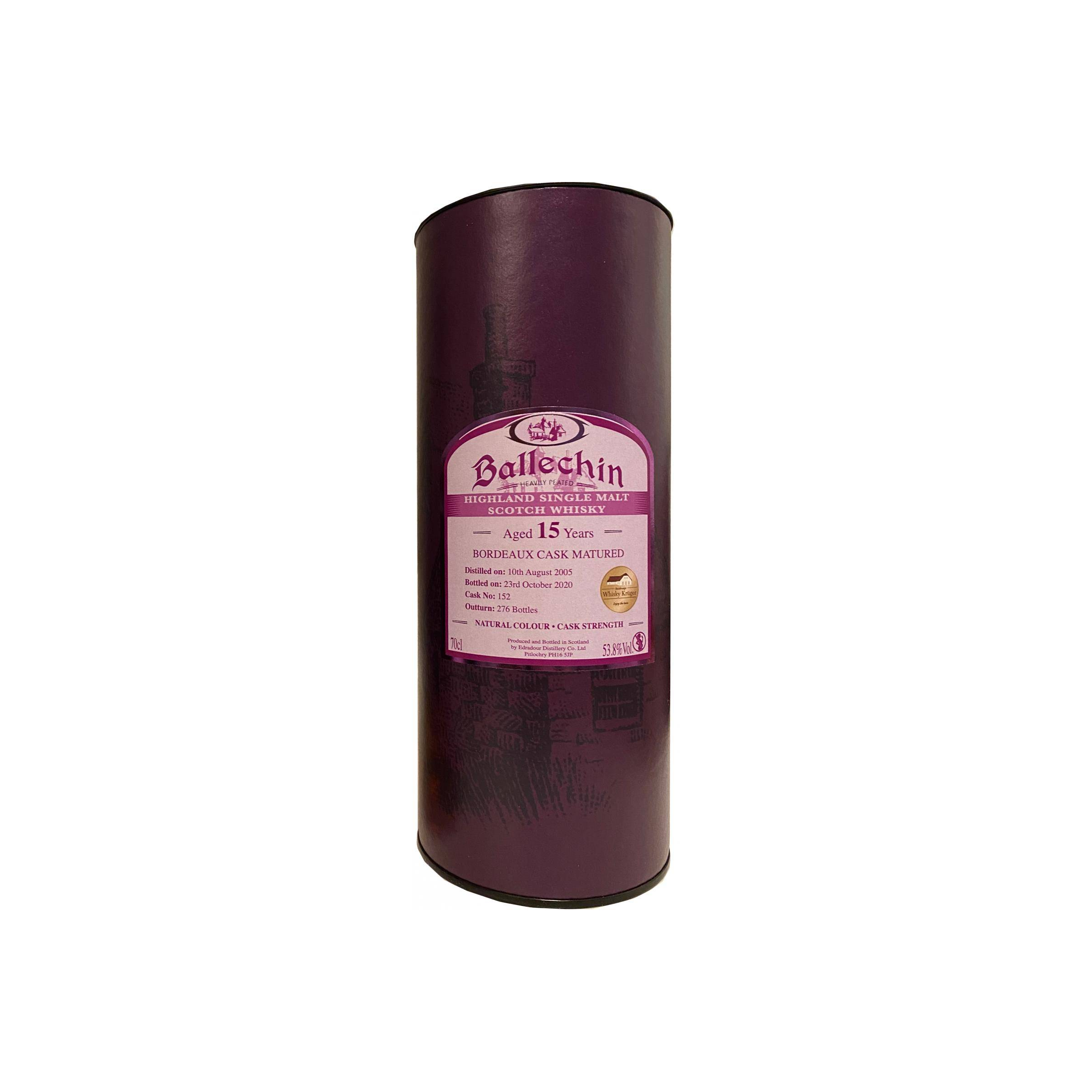 Ballechin 2005 15 Years Single Malt Whisky 2