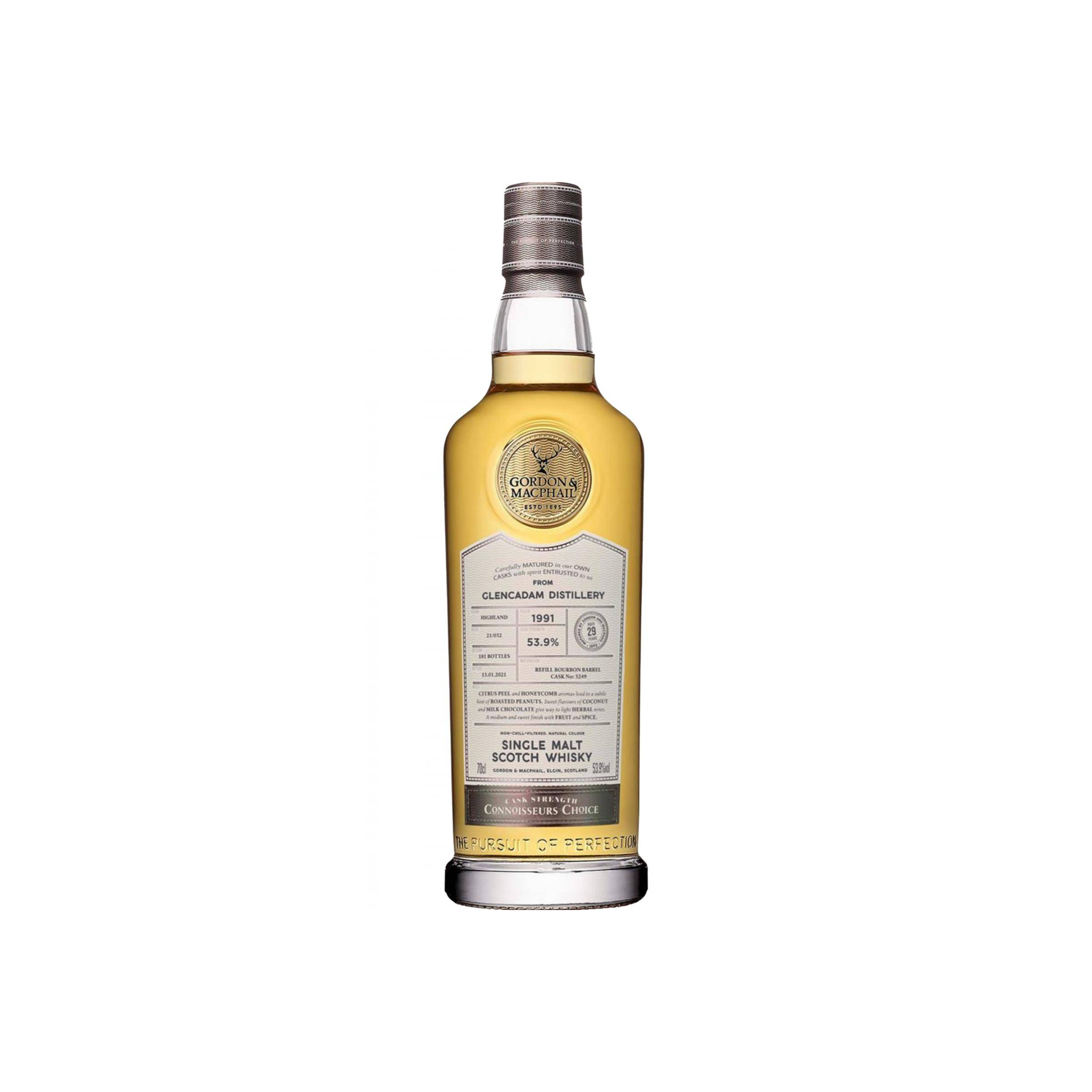 Glencadam Connoisseurs Choice - Cask Strength 1991 29 Years Single Malt Whisky 2