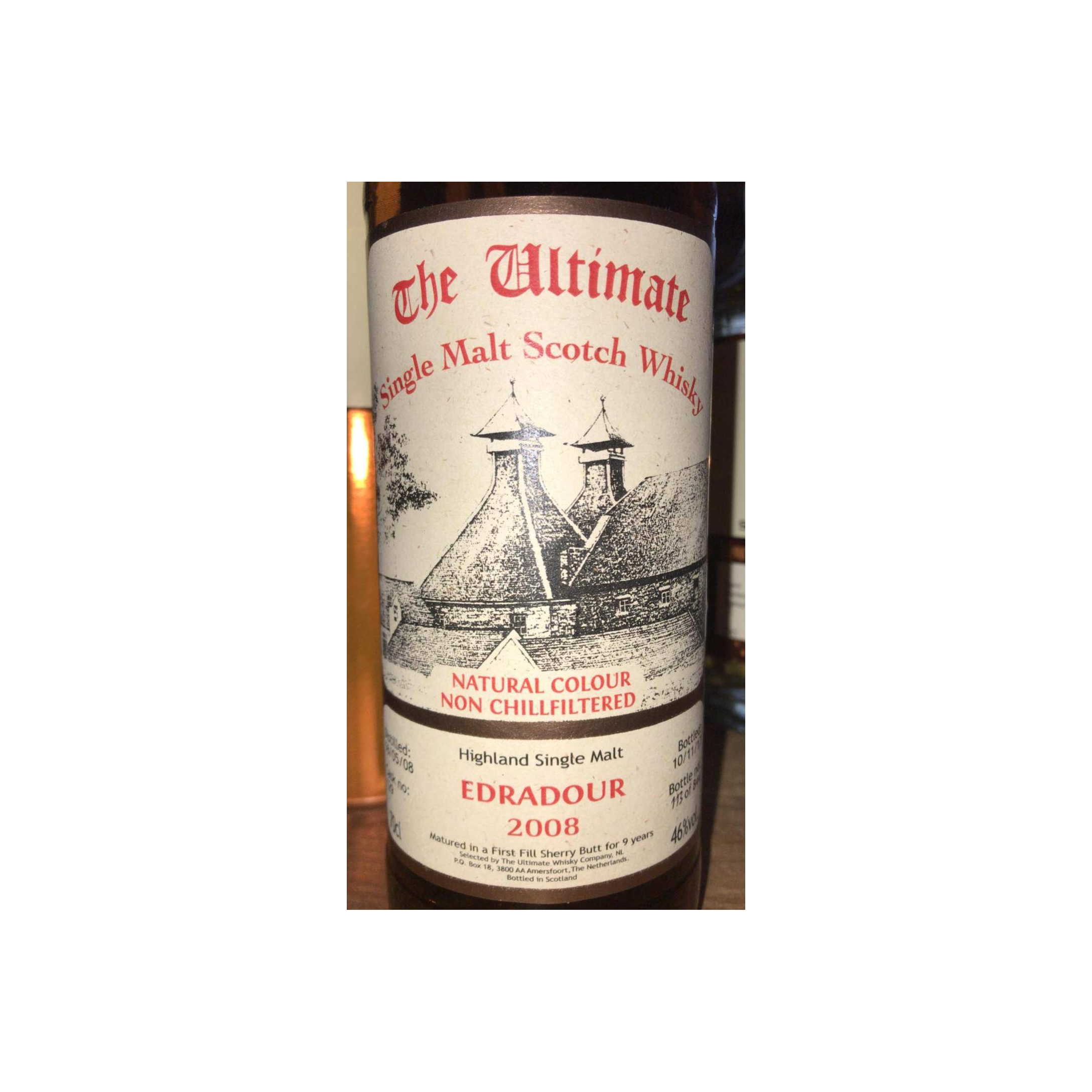 Edradour The Ultimate 2008 9 Years Single Malt Whisky 2