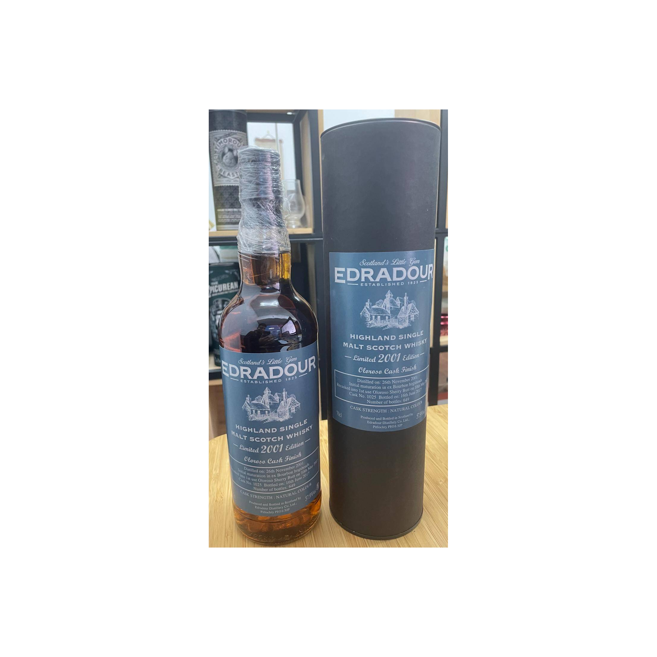 Edradour 2001 15 Years Single Malt Whisky