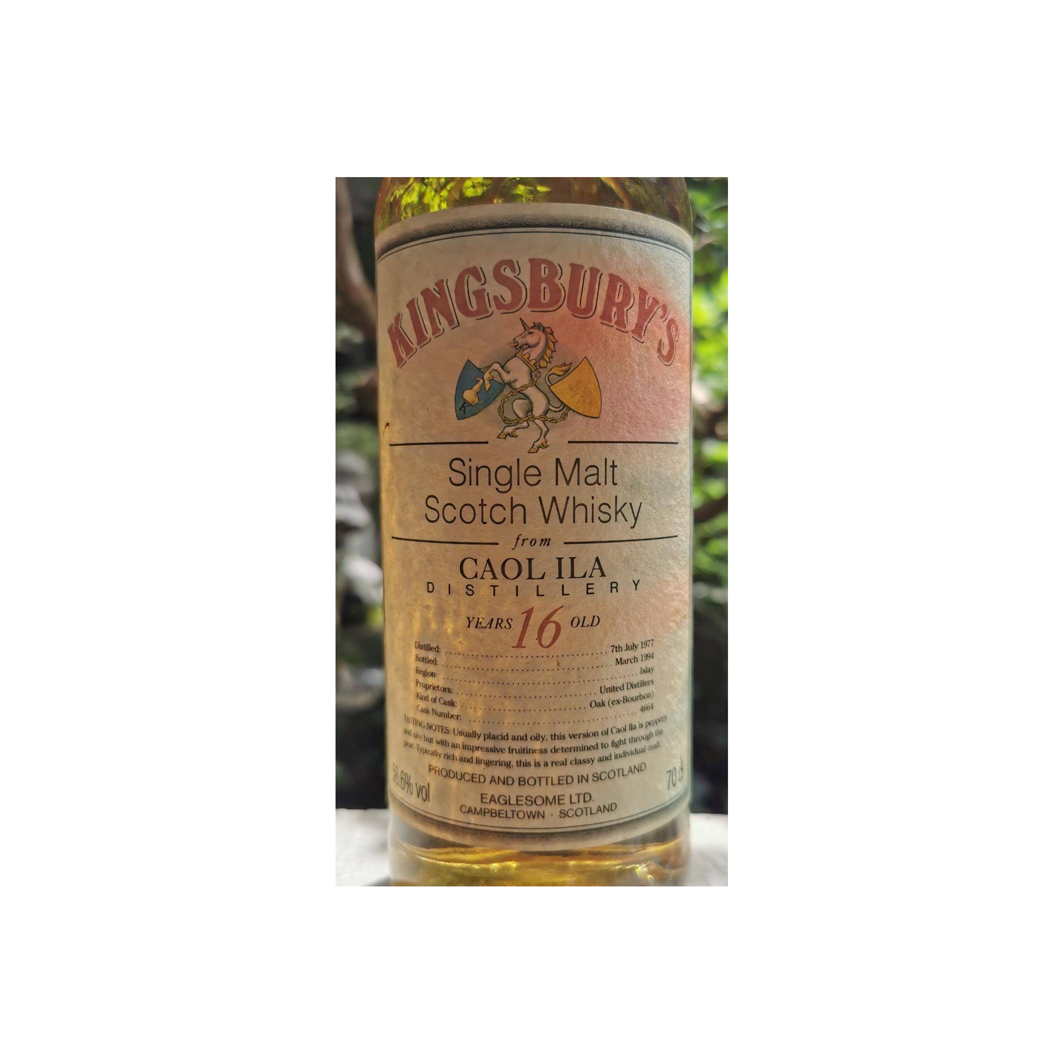 Caol Ila 1977 16 Years Single Malt Whisky 2