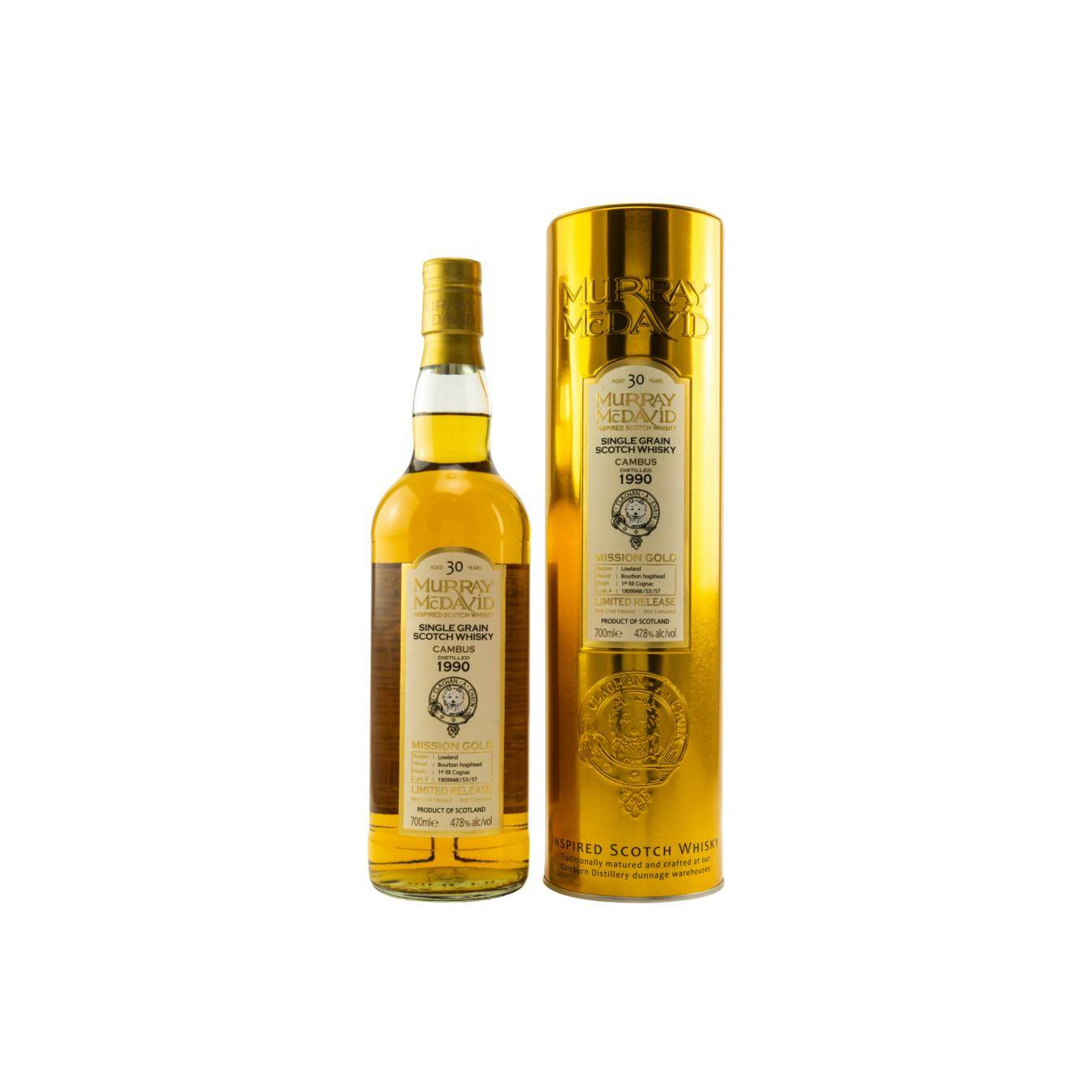 Cambus 1990 30 Years Single Grain Whisky