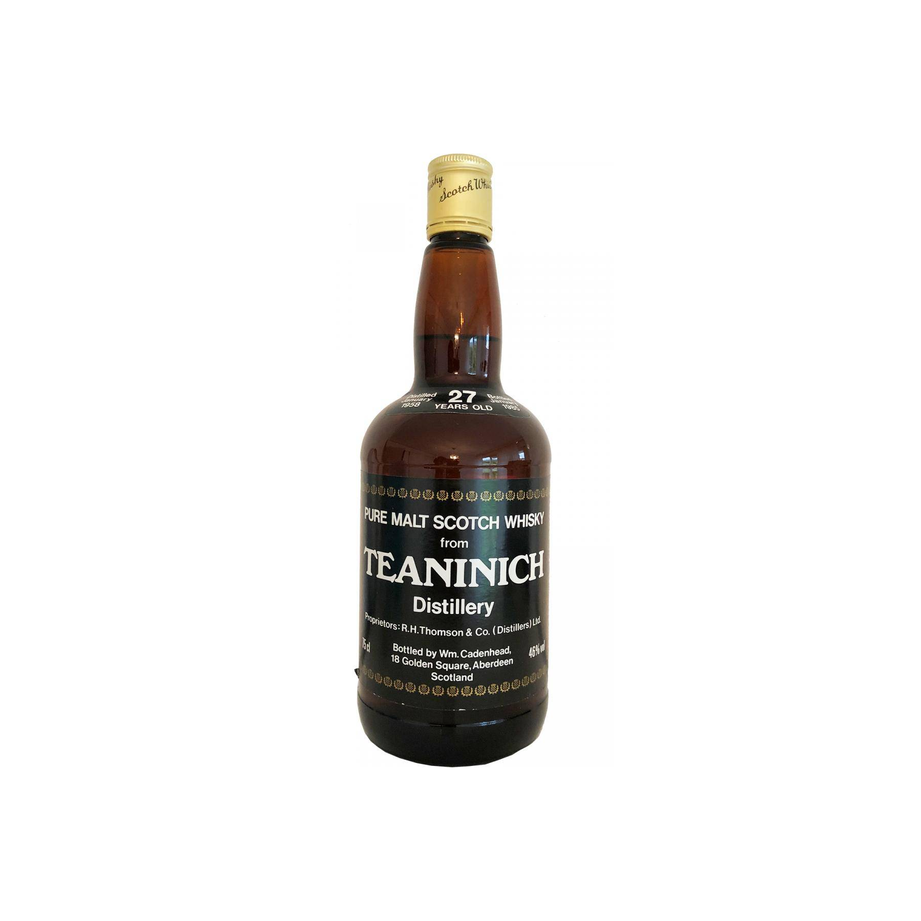 Teaninich 1958 27 Years Single Malt Whisky