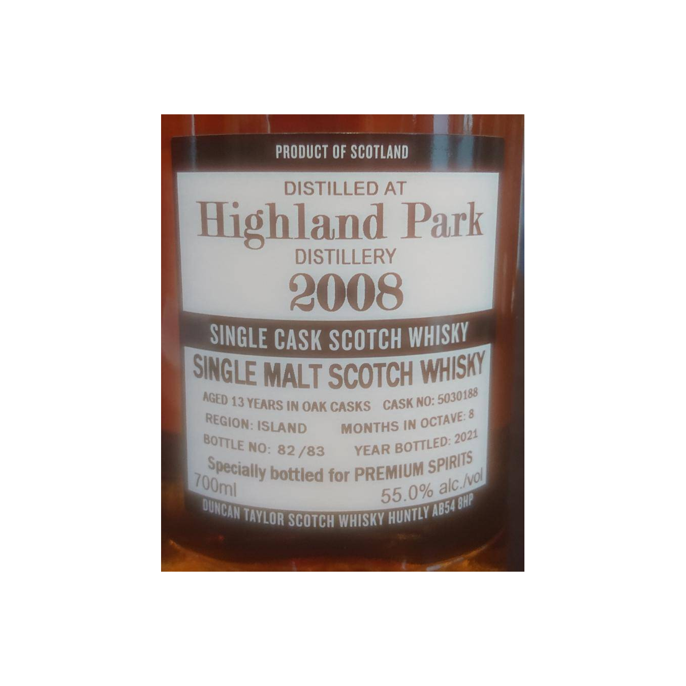 Highland Park The Octave 2008 13 Years Single Malt Whisky 2