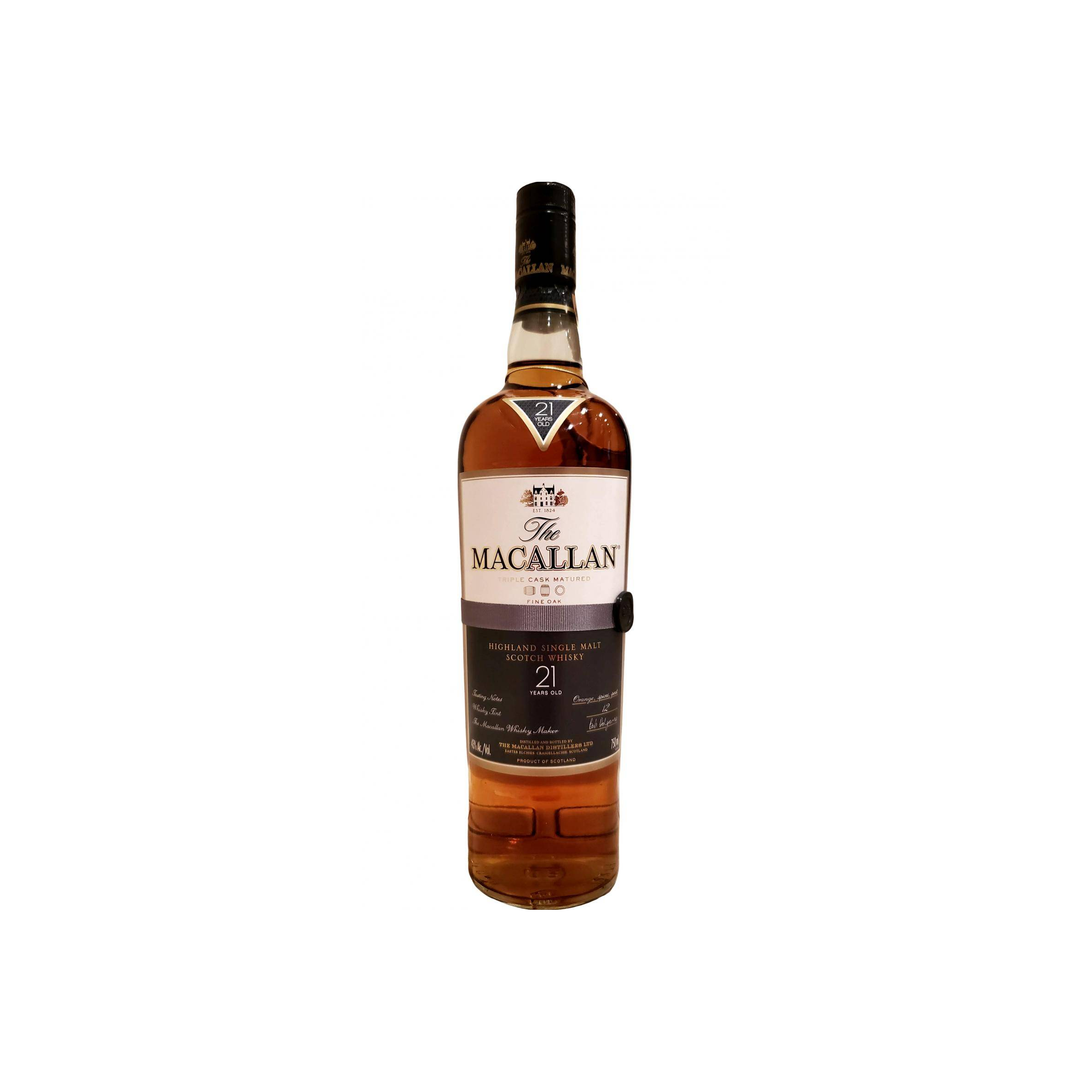 The Macallan 21 Years Single Malt Whisky