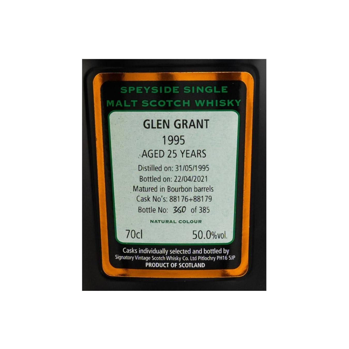 Glen Grant Cask Strength Collection 1995 25 Years Single Malt Whisky 2