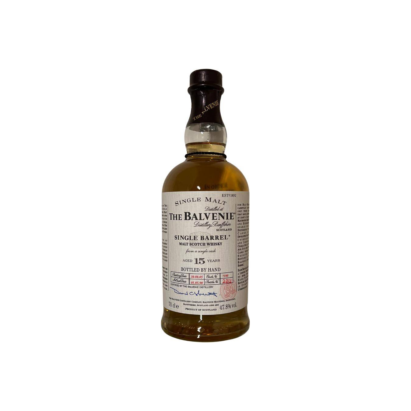 The Balvenie Single Cask 1990 15 Years Single Malt Whisky