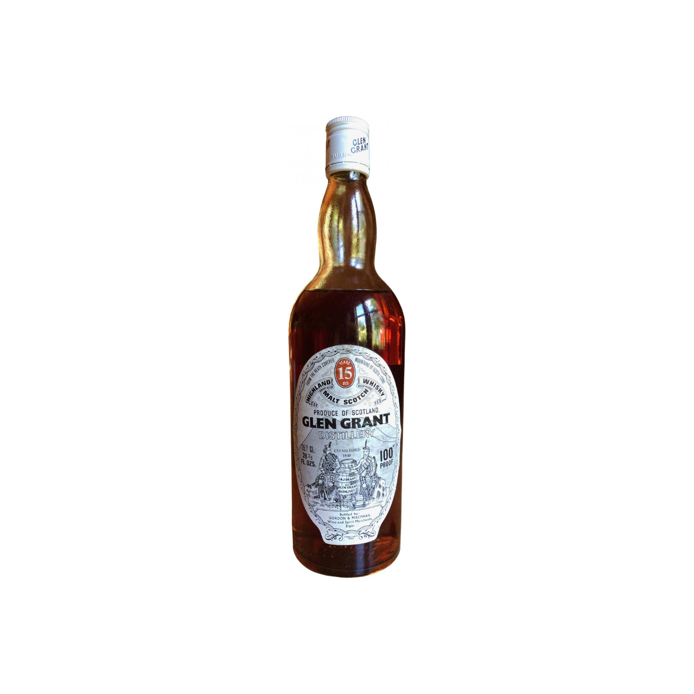 Glen Grant Licensed Bottling 15 Years Single Malt Whisky